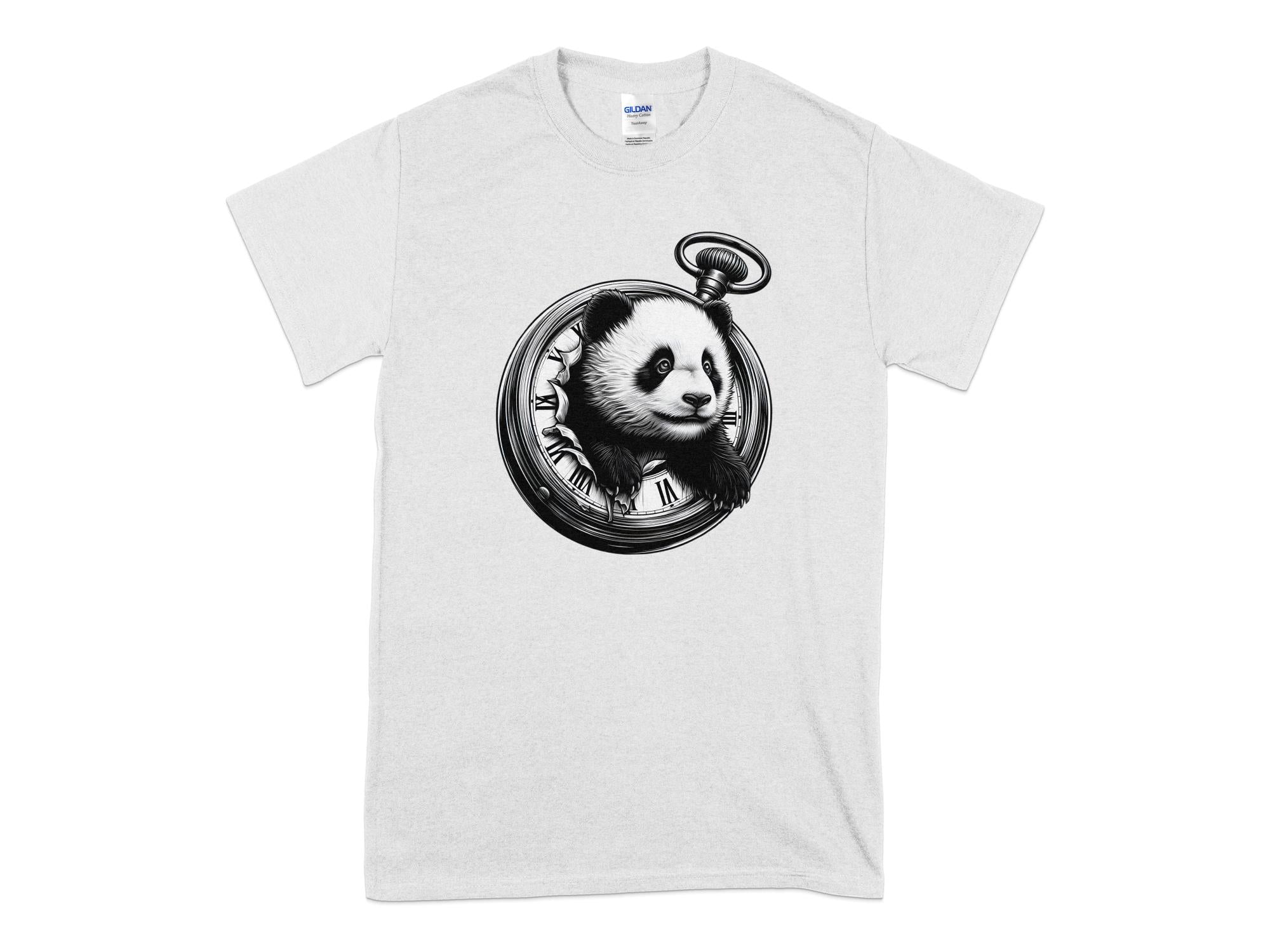 Panda - Coloured Gildan T-Shirt Realistic Animal Talisman Unisex Cute Tee Graphic Design