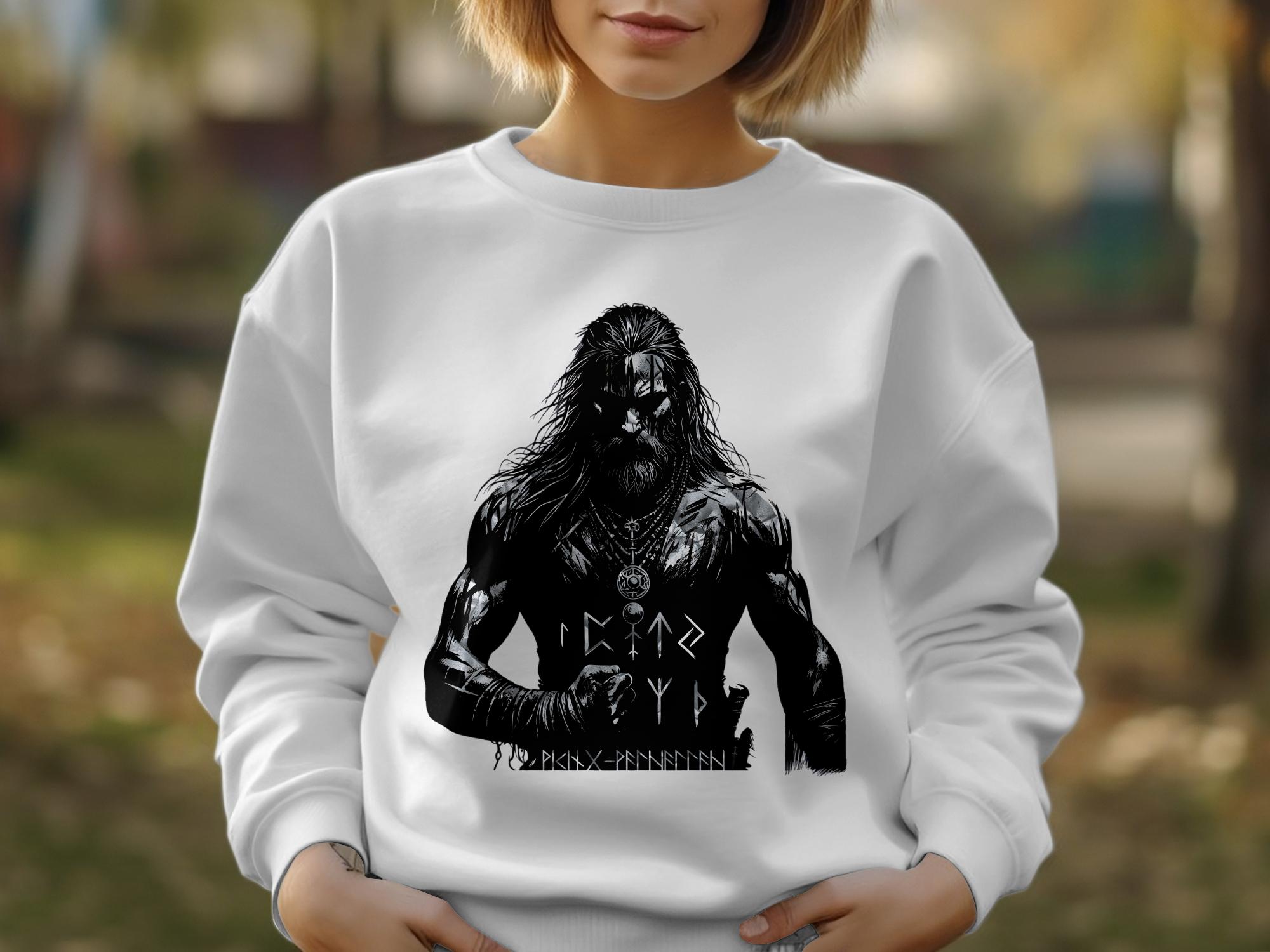 Viking Conviction- Coloured Gildan Sweatshirt Norse Talisman Men Women Unisex Valhalla Tee