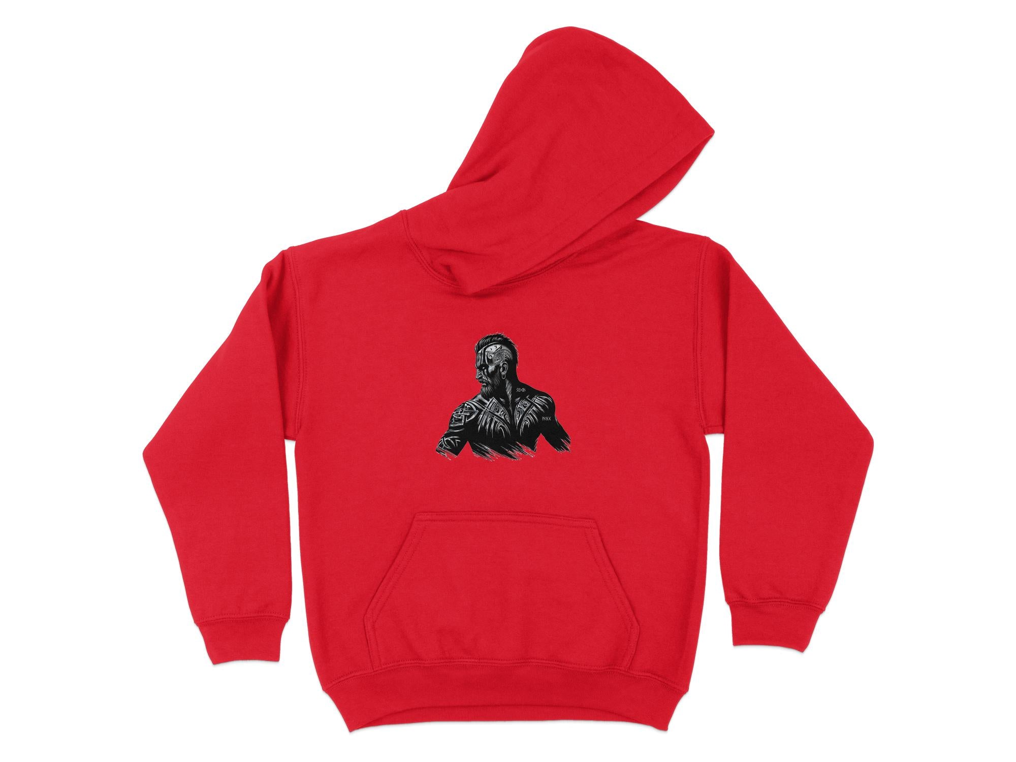 Viking Bravery - Coloured Gildan Hoodie White Norse Talisman Men Women Unisex Valhalla Tee