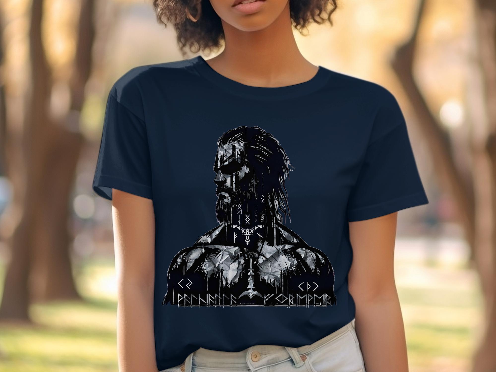 Viking Fearless - Coloured Gildan T Shirt Norse Talisman Men Women Unisex Valhalla Tee