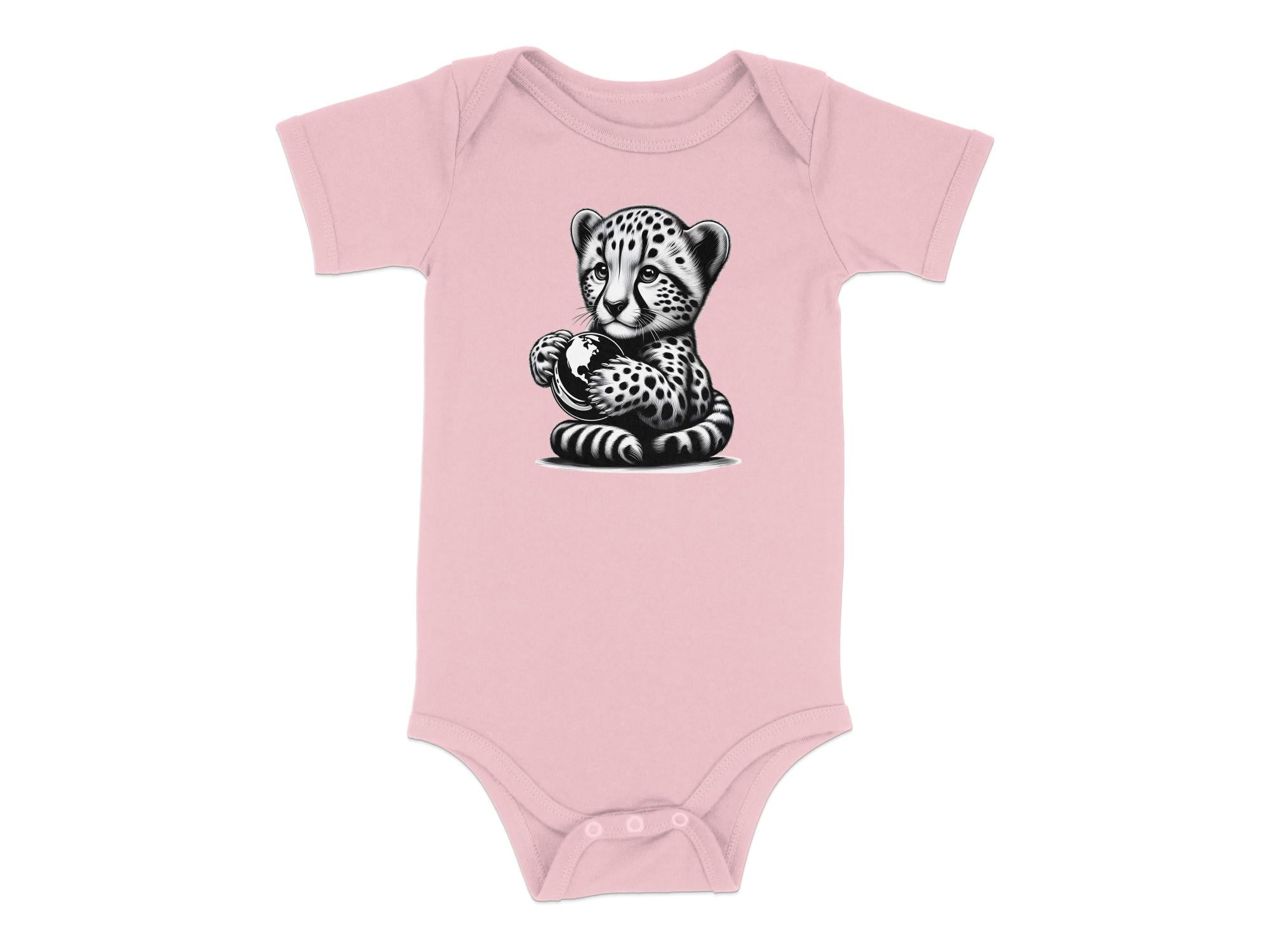 Cheetah World - Coloured Toddler Bodysuit Realistic Animal Talisman Unisex Cute Tee Graphic Design