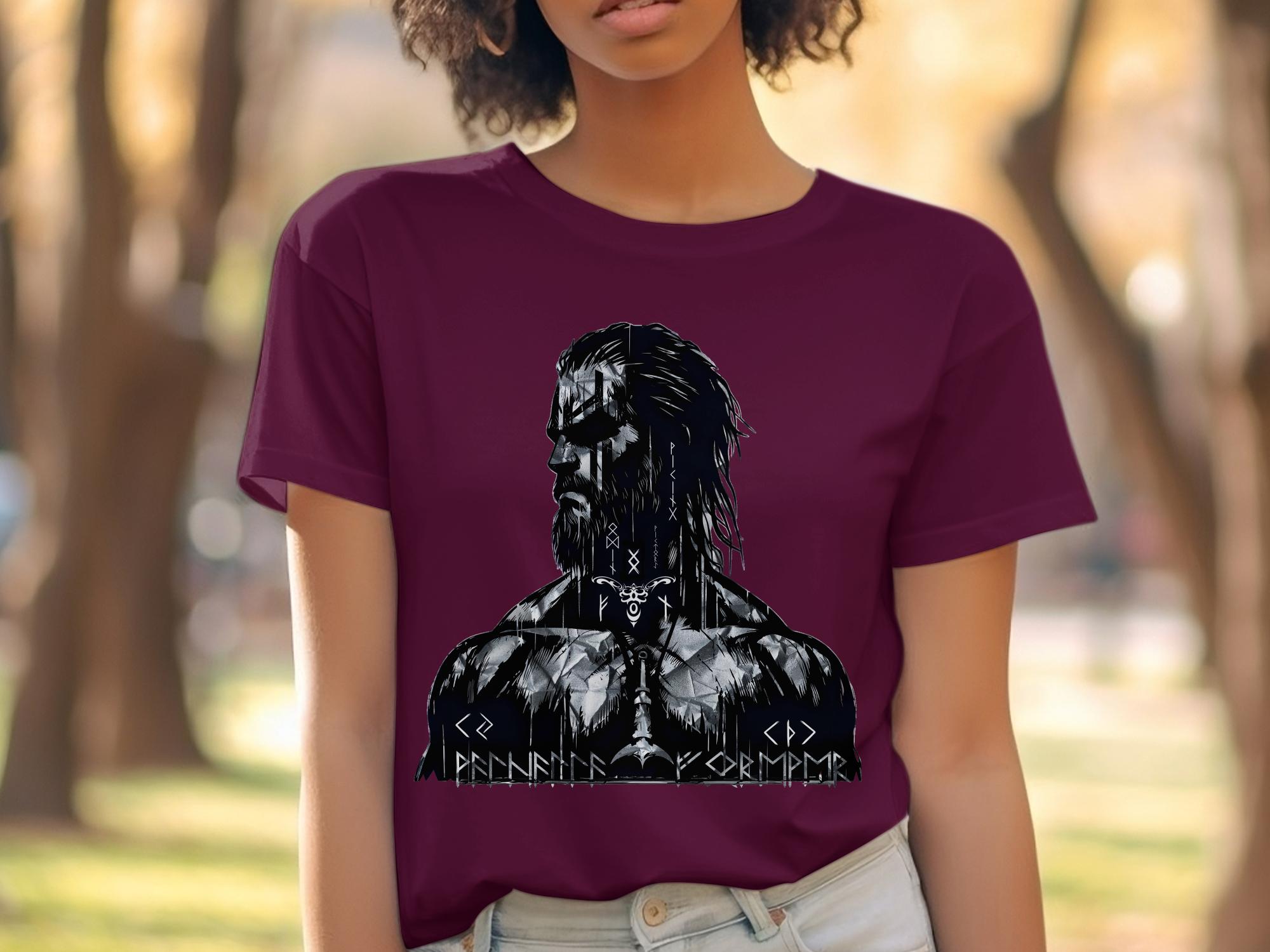 Viking Fearless - Coloured Gildan T Shirt Norse Talisman Men Women Unisex Valhalla Tee