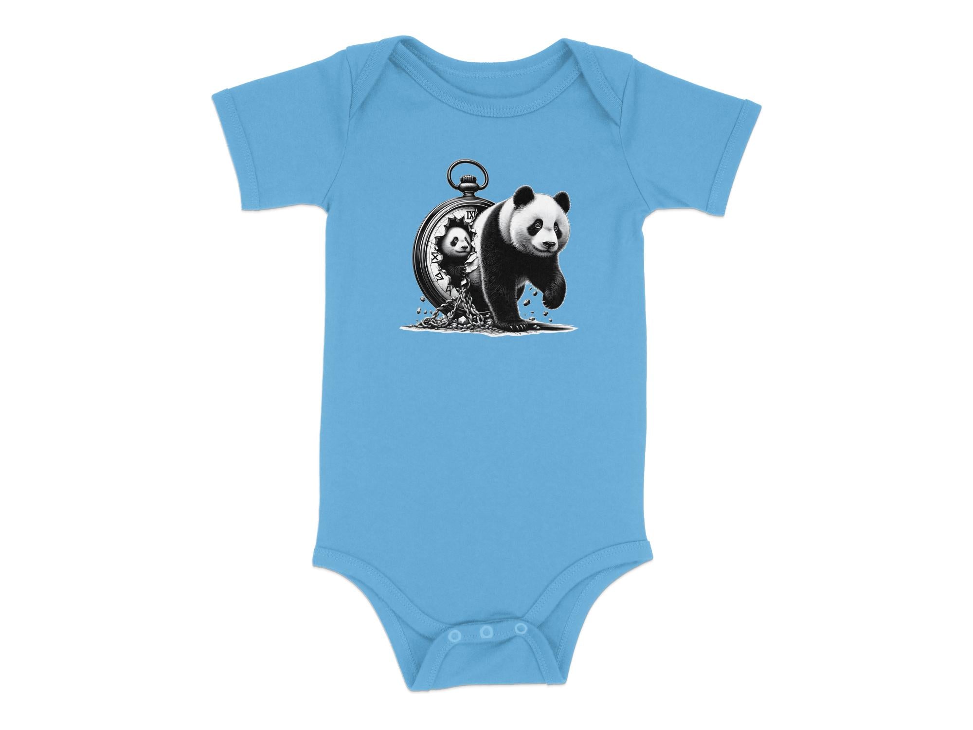 Panda - Coloured Toddler Bodysuit Realistic Animal Talisman Unisex Cute Tee Graphic Design