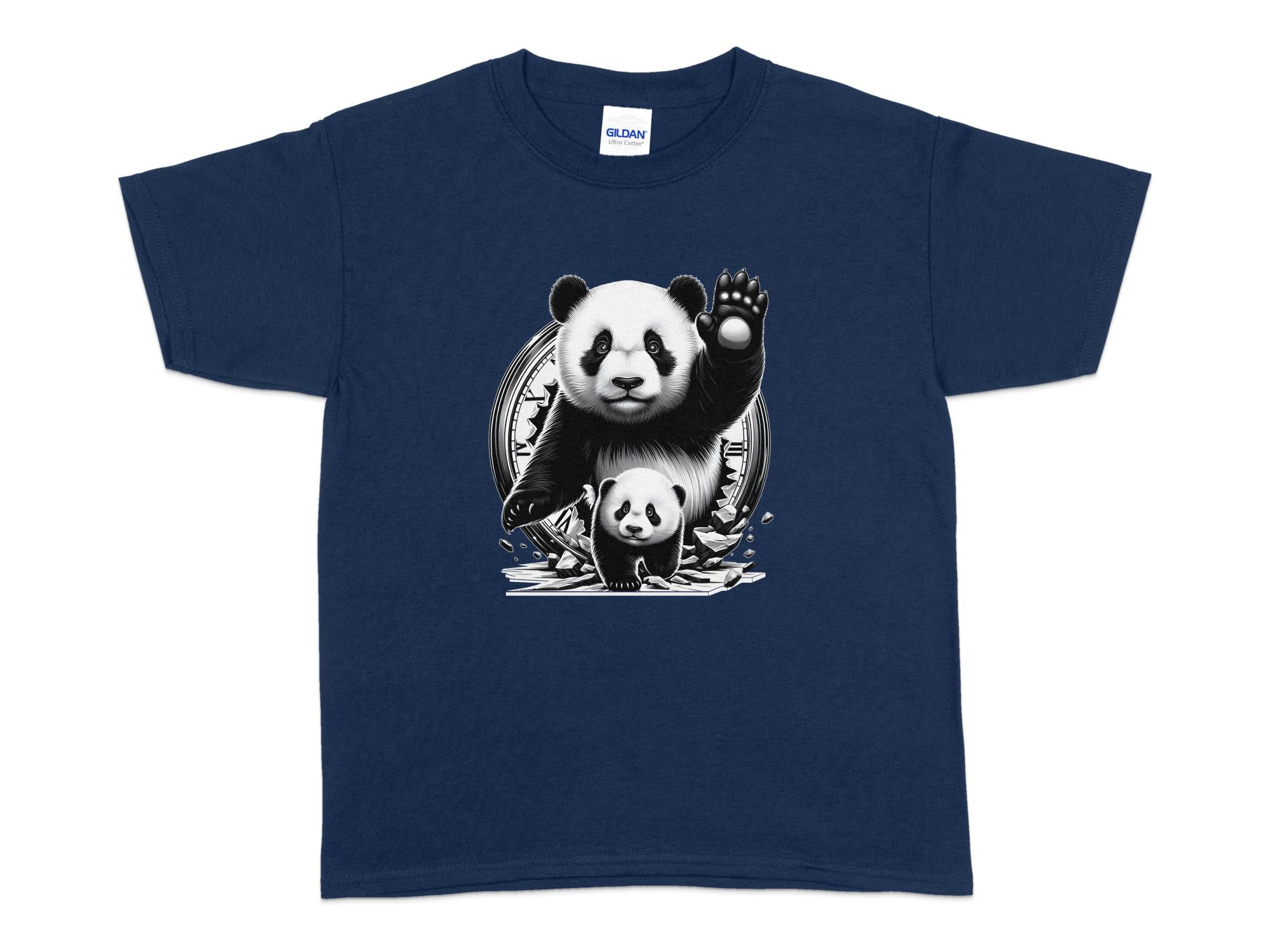 Panda - Coloured Kids T-Shirt Realistic Animal Talisman Unisex Cute Tee Graphic Design