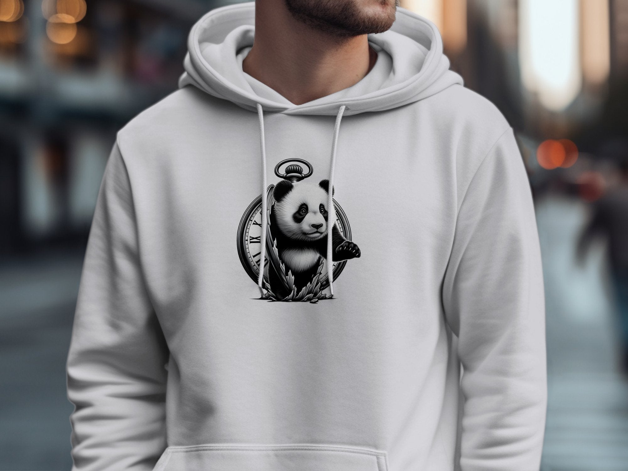 Panda - Coloured Gildan Hoodie Realistic Animal Talisman Unisex Cute Tee Graphic Design