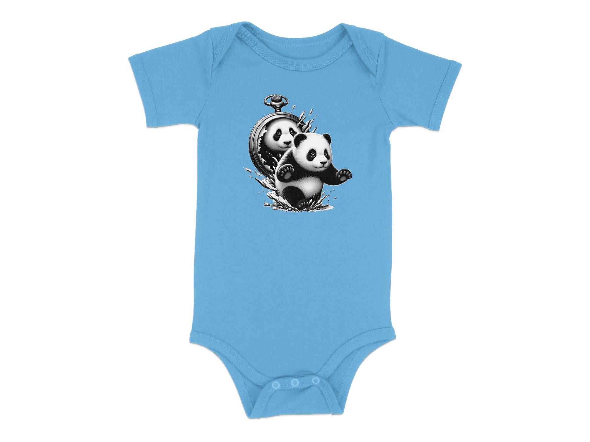 Panda - Coloured Toddler Bodysuit Realistic Animal Talisman Unisex Cute Tee Graphic Design