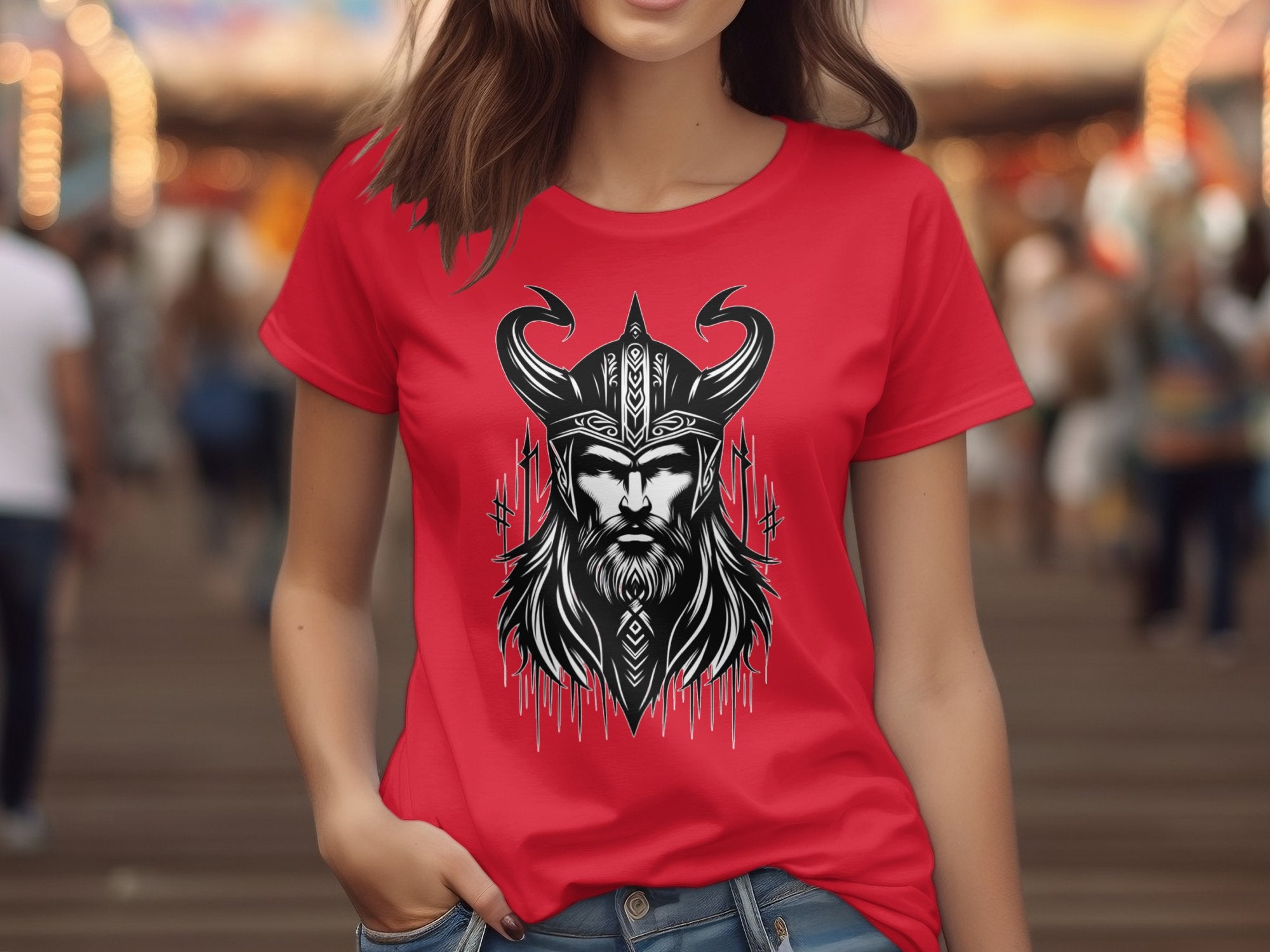 Viking Zeal - Coloured Gildan T Shirt Realistic Norse Talisman Men Women Unisex Valhalla Tee Graphic Design