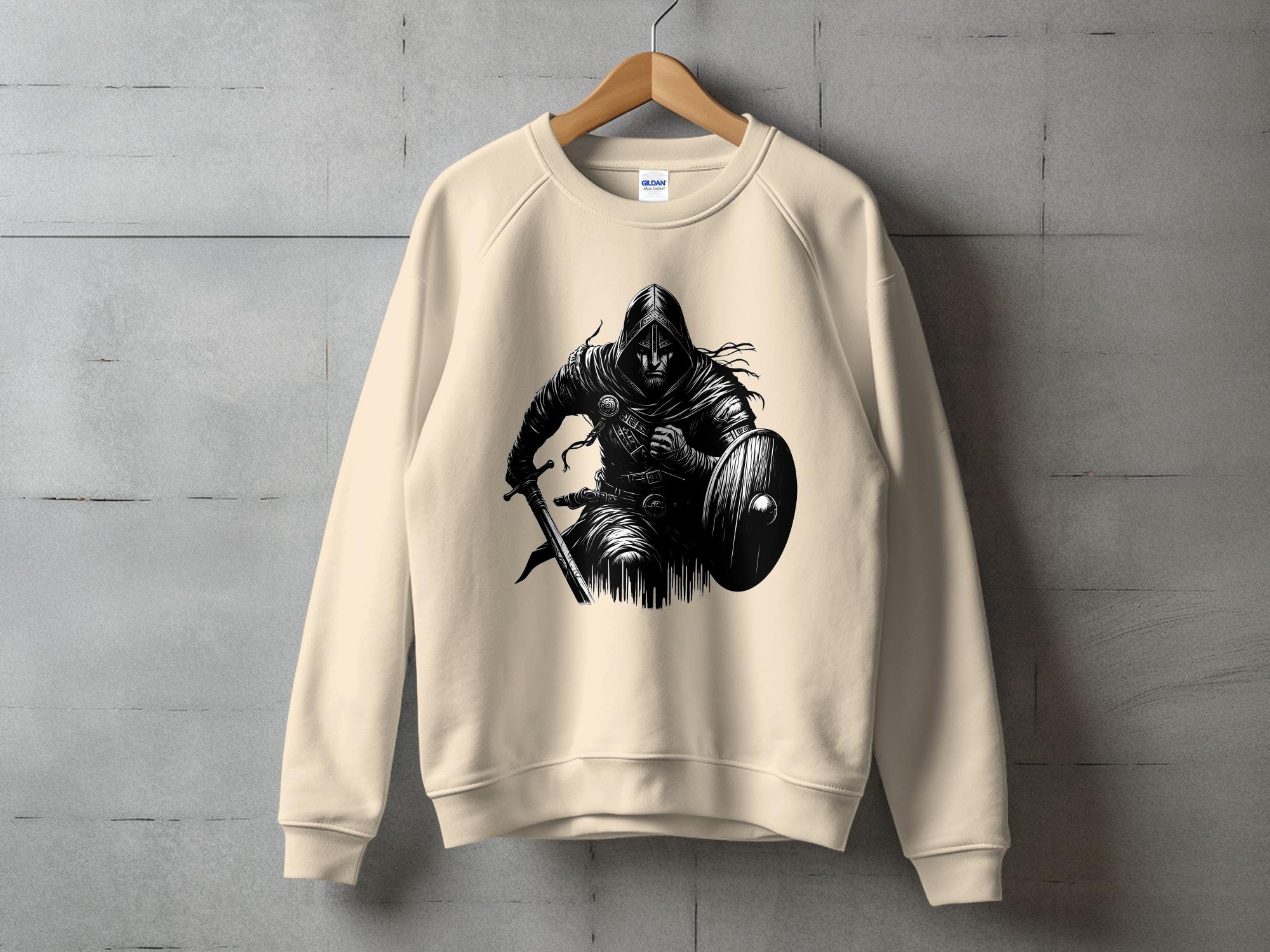 Viking Soldier - Coloured Gildan Sweatshirt Norse Talisman Men Women Unisex Valhalla Tee