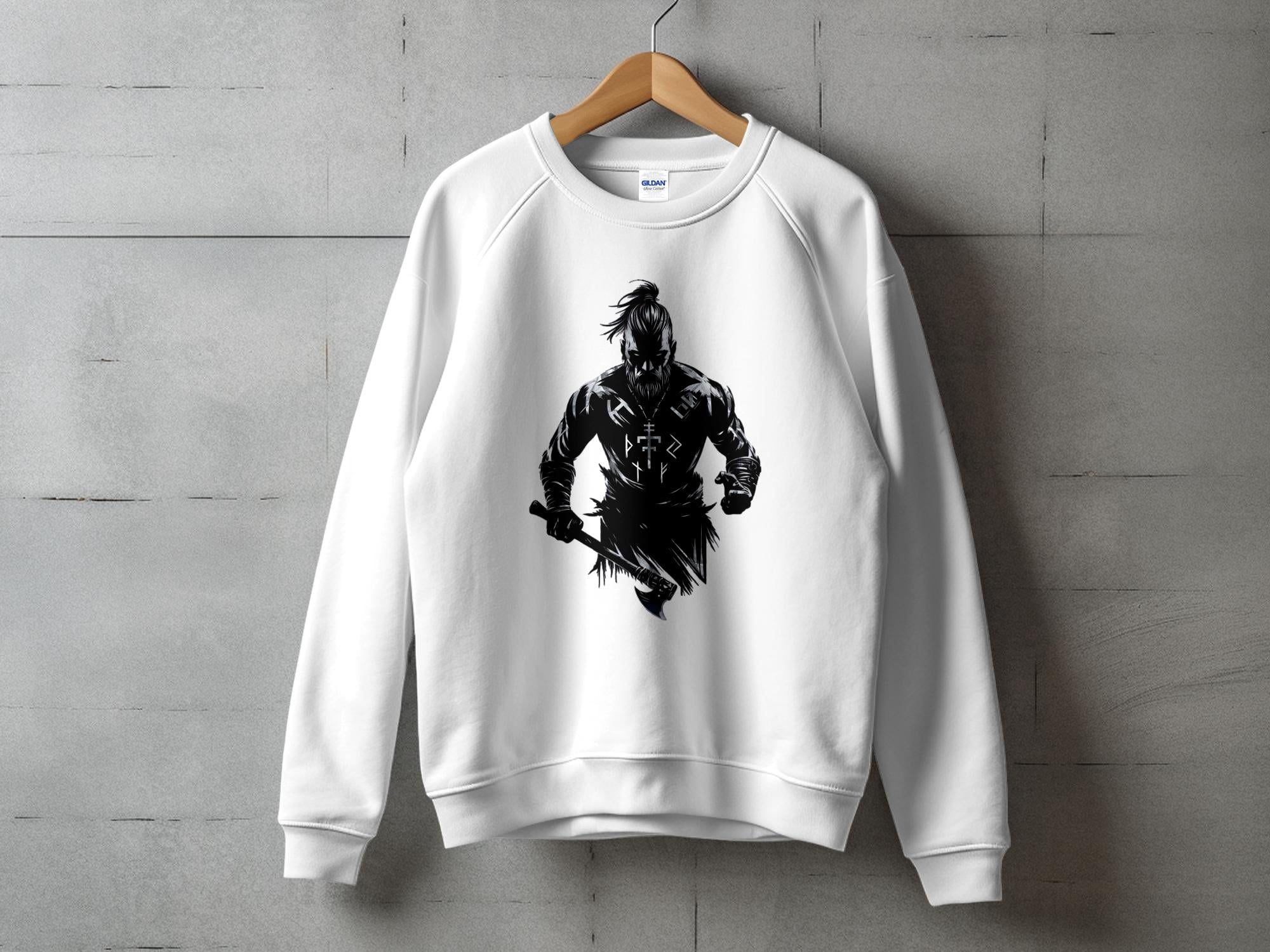 Viking Frenzy - Coloured Gildan Sweatshirt Norse Talisman Men Women Unisex Valhalla Tee