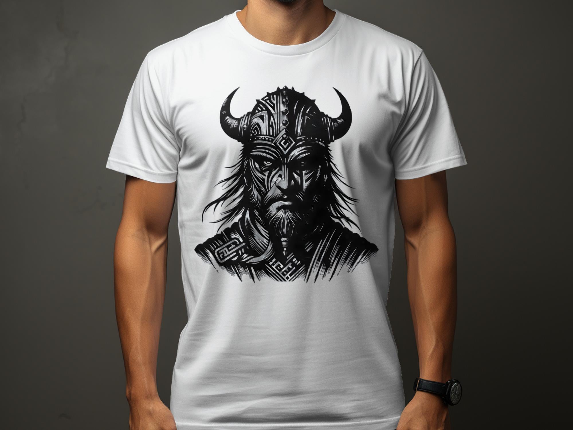 Viking Valour- Coloured Gildan T Shirt Norse Talisman Men Women Unisex Valhalla Tee