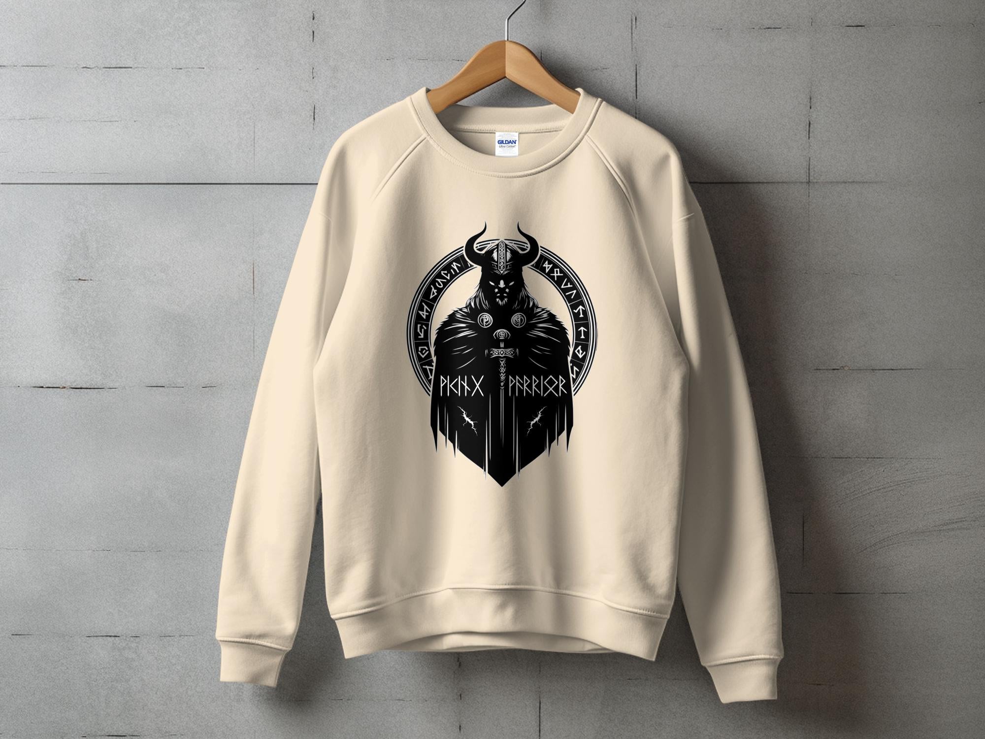 Viking Seer - Coloured Gildan Sweatshirt Norse Talisman Men Women Unisex Valhalla Tee