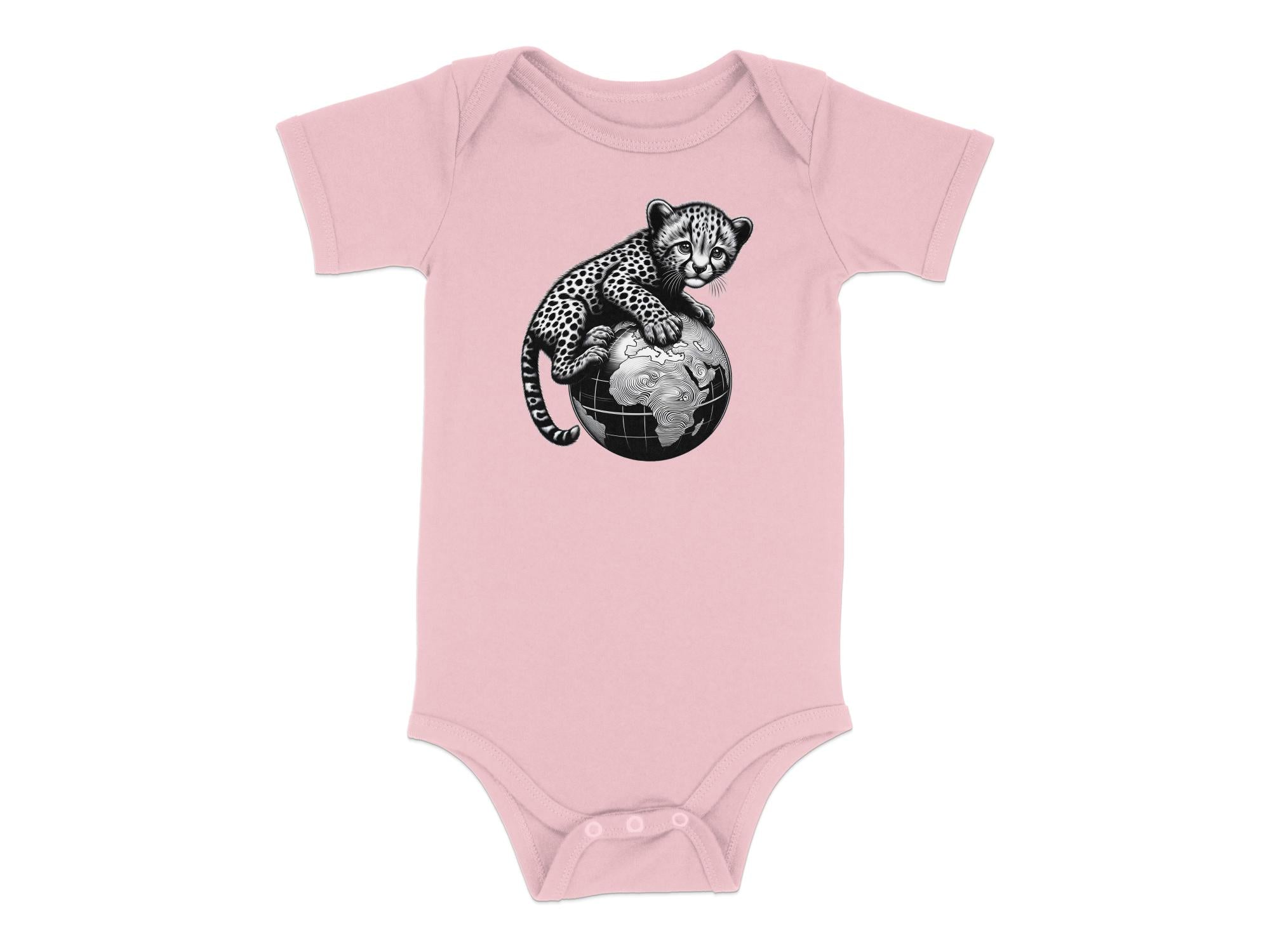 Cheetah World - Coloured Toddler Bodysuit Realistic Animal Talisman Unisex Cute Tee Graphic Design