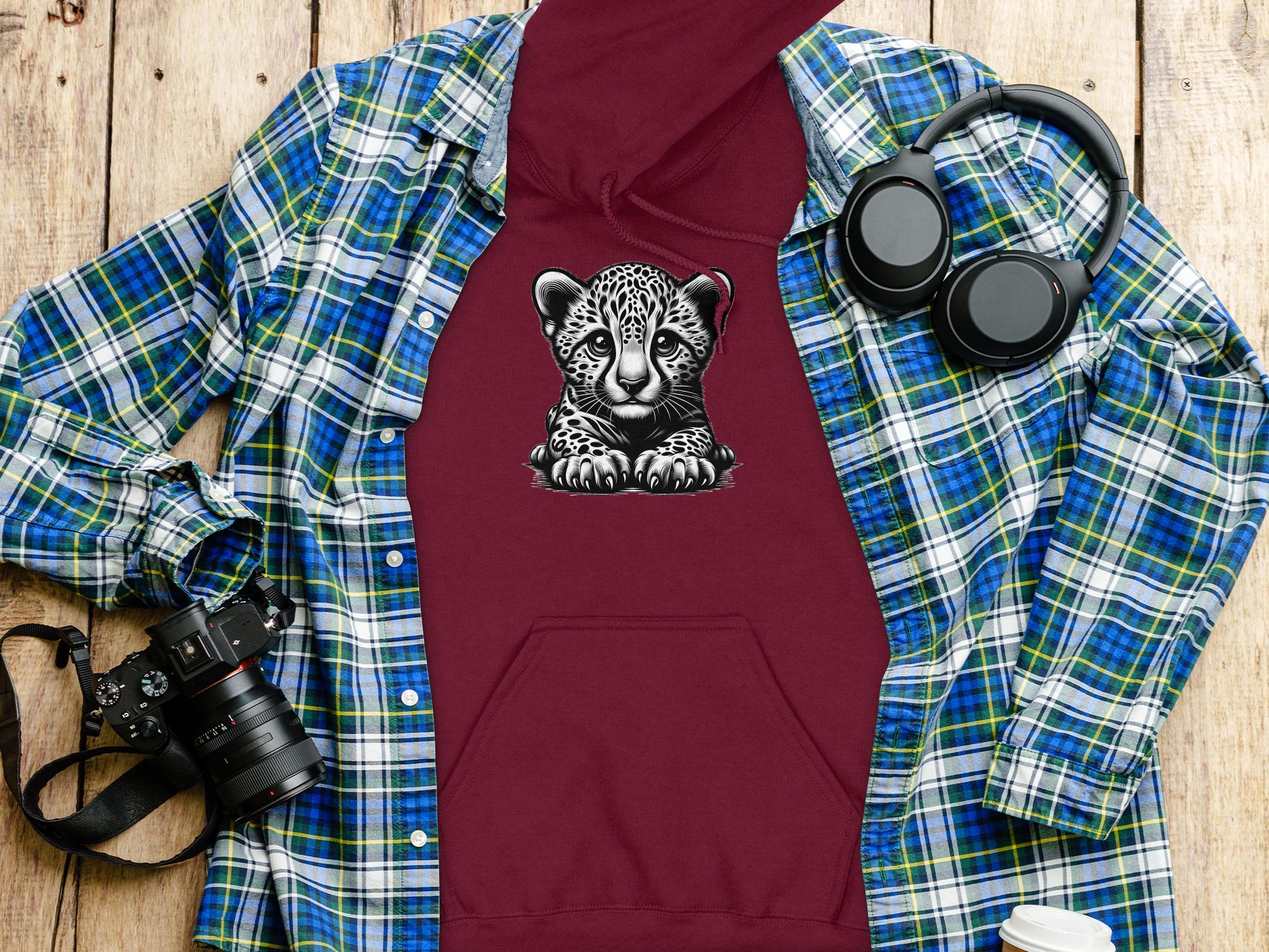 Cheetah World - Coloured Gildan Hoodie Realistic Animal Talisman Unisex Cute Tee Graphic Design