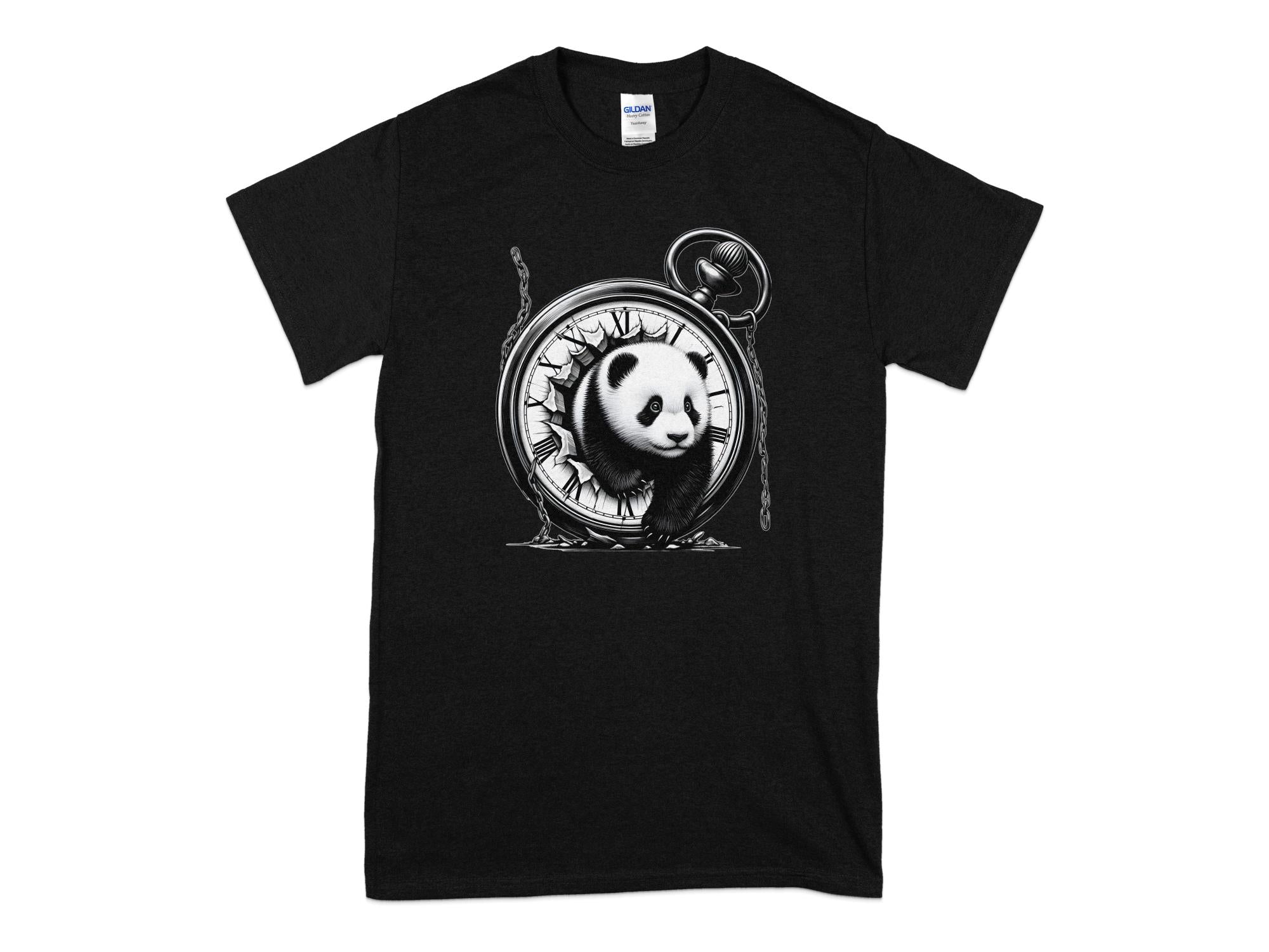 Panda - Coloured Gildan T-Shirt Realistic Animal Talisman Unisex Cute Tee Graphic Design