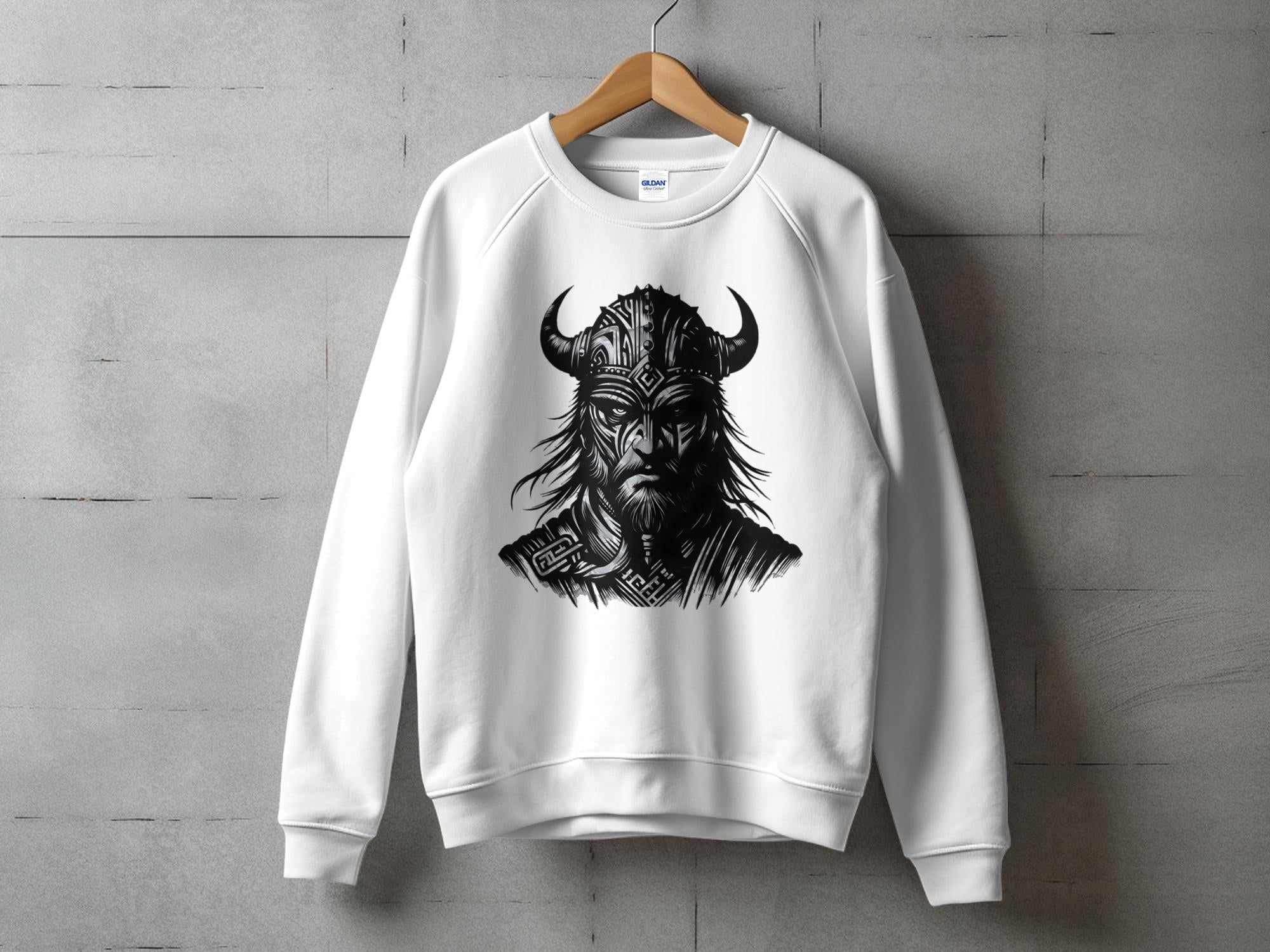 Viking Valour- Coloured Gildan Sweatshirt Norse Talisman Men Women Unisex Valhalla Tee