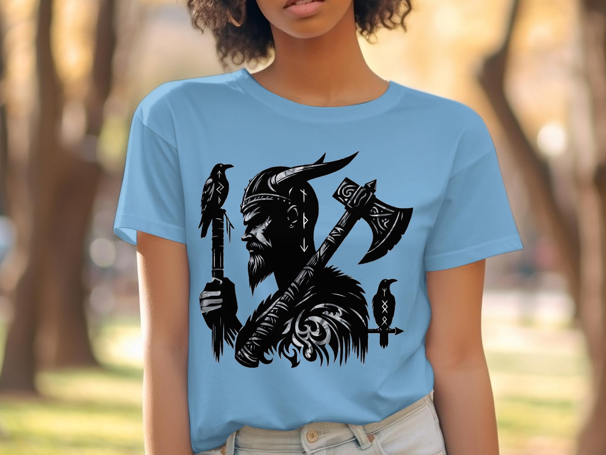 Viking Odin - Coloured Gildan T Shirt Norse Talisman Men Women Unisex Valhalla Tee