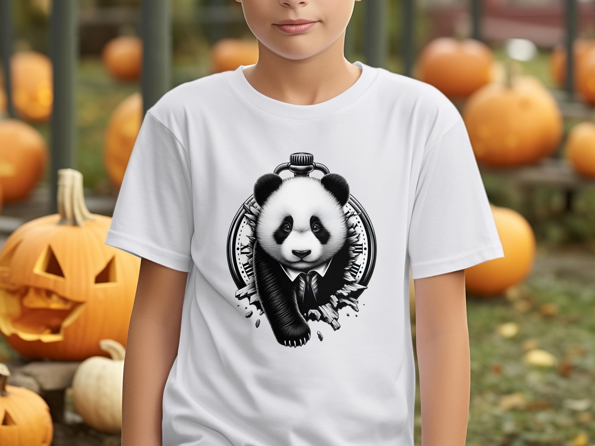 Panda - Coloured Kids T-Shirt Realistic Animal Talisman Unisex Cute Tee Graphic Design