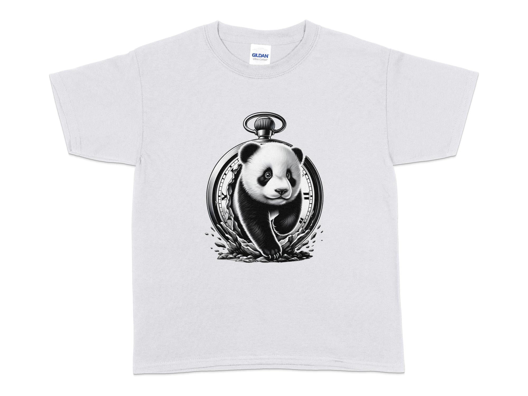 Panda - Coloured Kids T-Shirt Realistic Animal Talisman Unisex Cute Tee Graphic Design