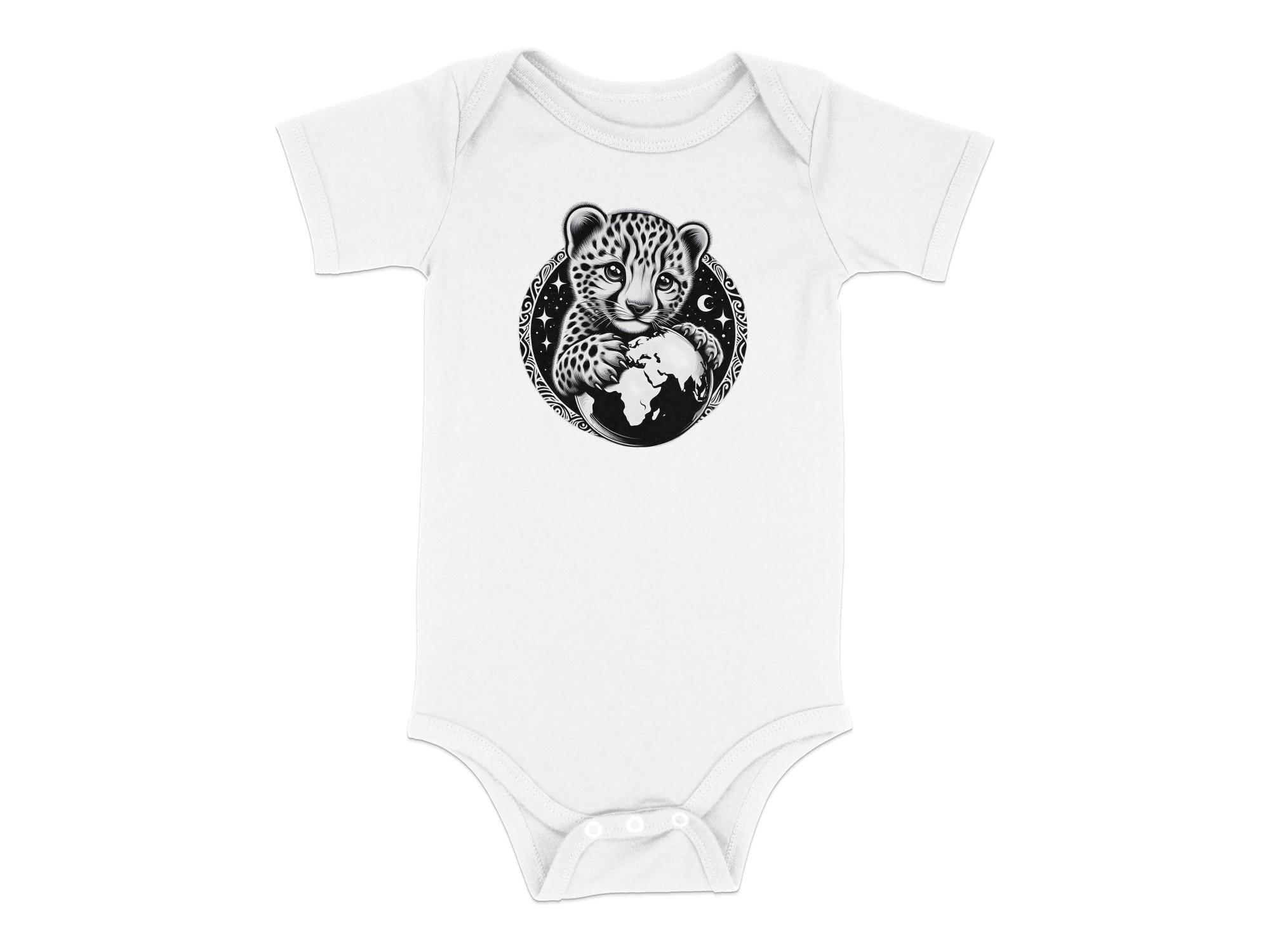 Cheetah World - Coloured Toddler Bodysuit Realistic Animal Talisman Unisex Cute Tee Graphic Design