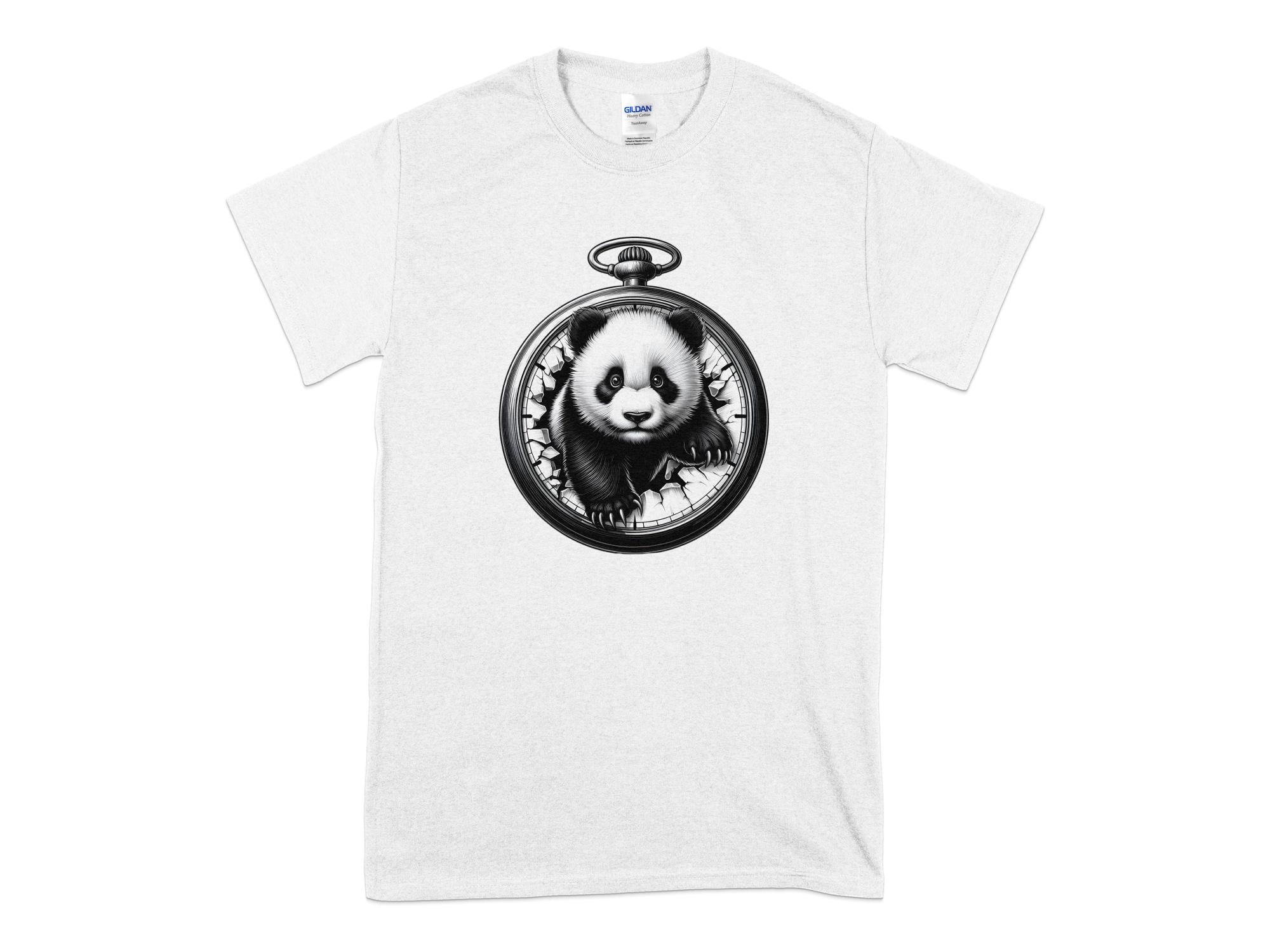 Panda - Coloured Gildan T-Shirt Realistic Animal Talisman Unisex Cute Tee Graphic Design