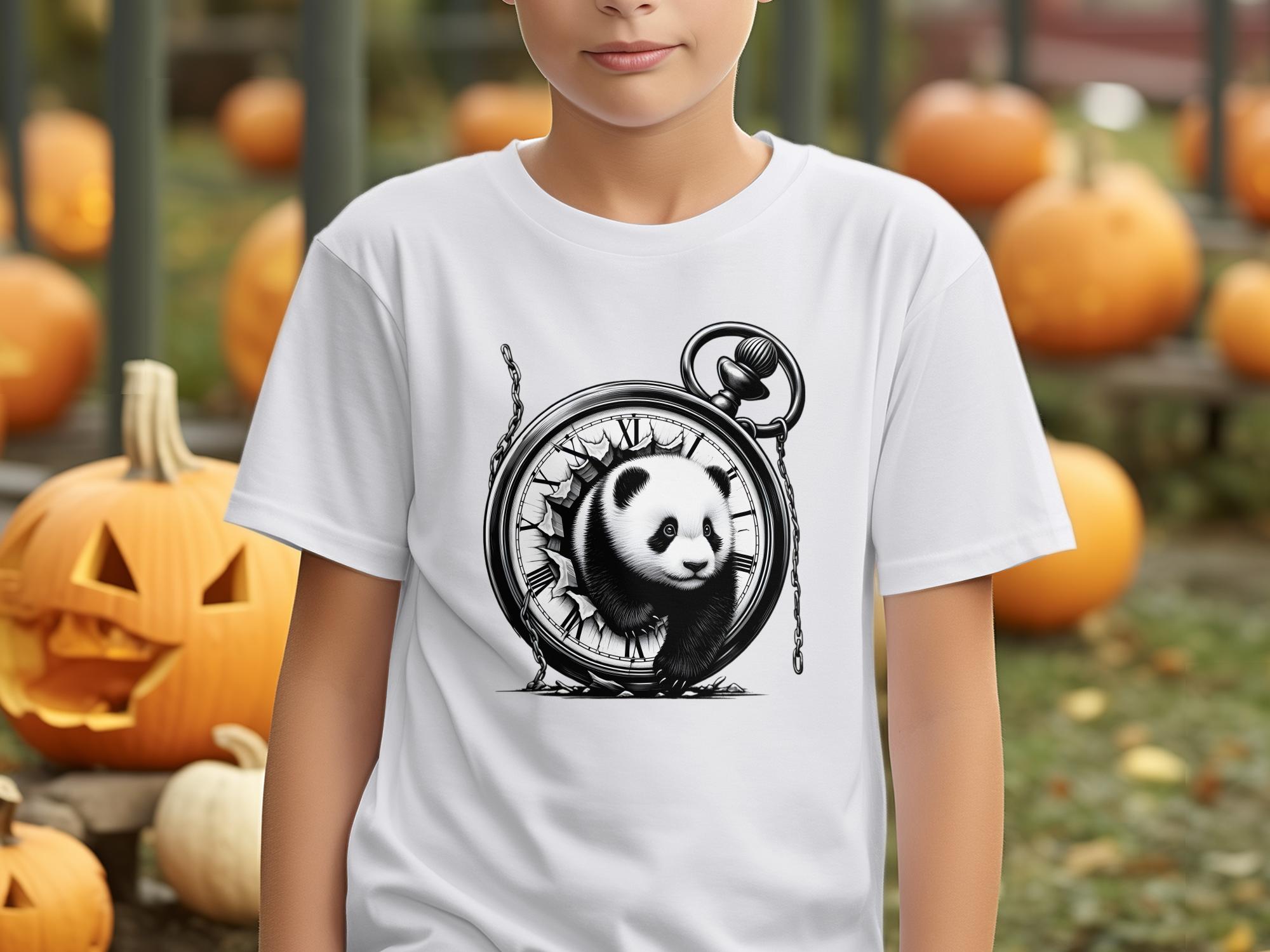 Panda - Coloured Kids T-Shirt Realistic Animal Talisman Unisex Cute Tee Graphic Design