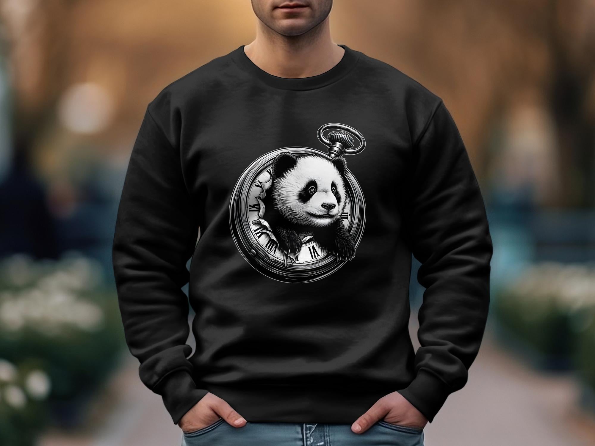 Panda - Coloured Gildan Sweatshirt Realistic Animal Talisman Unisex Cute Tee Graphic Design