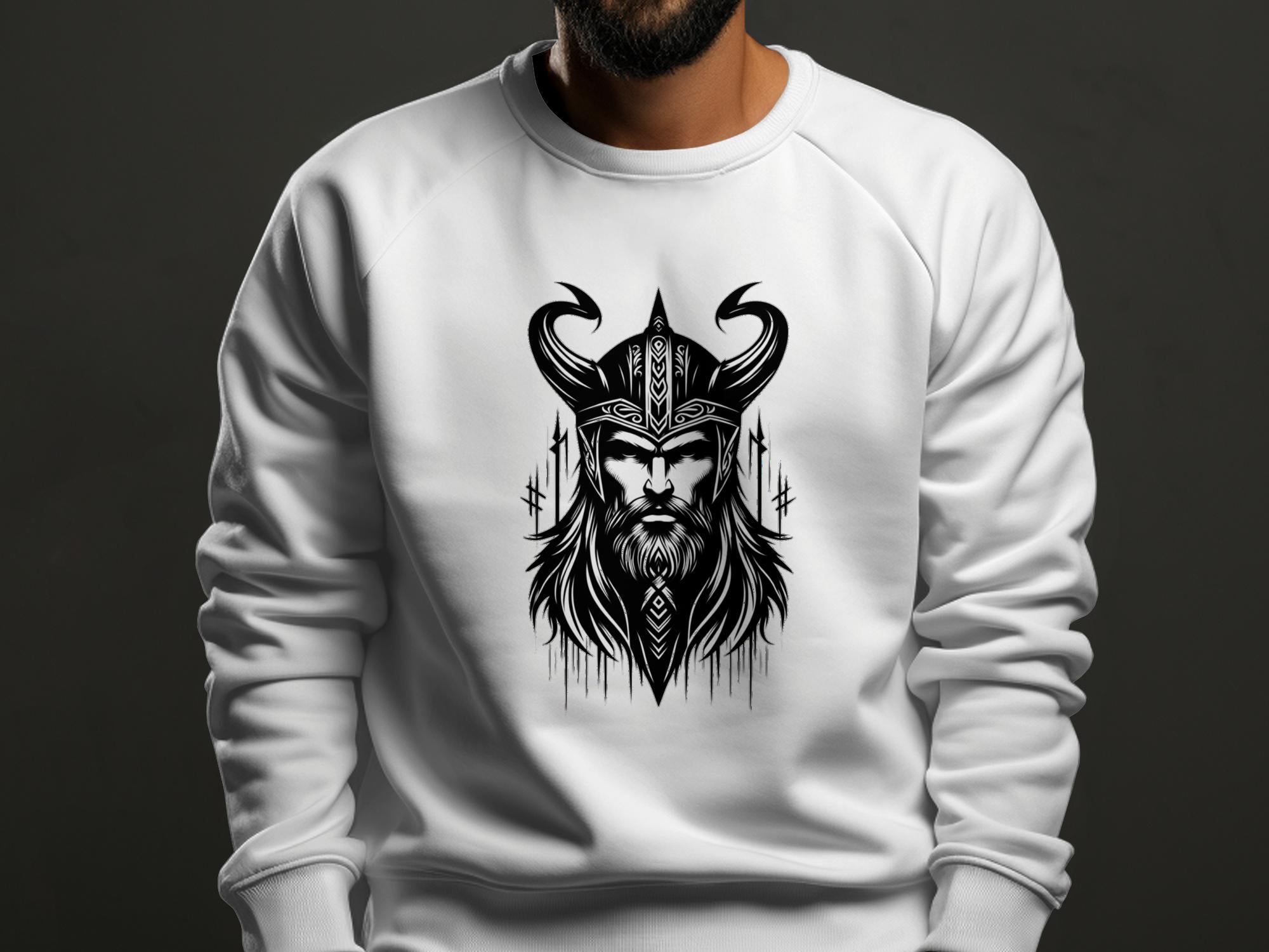 Viking Zeal - Coloured Gildan Sweatshirt Realistic Norse Talisman Men Women Unisex Valhalla Tee Graphic Design