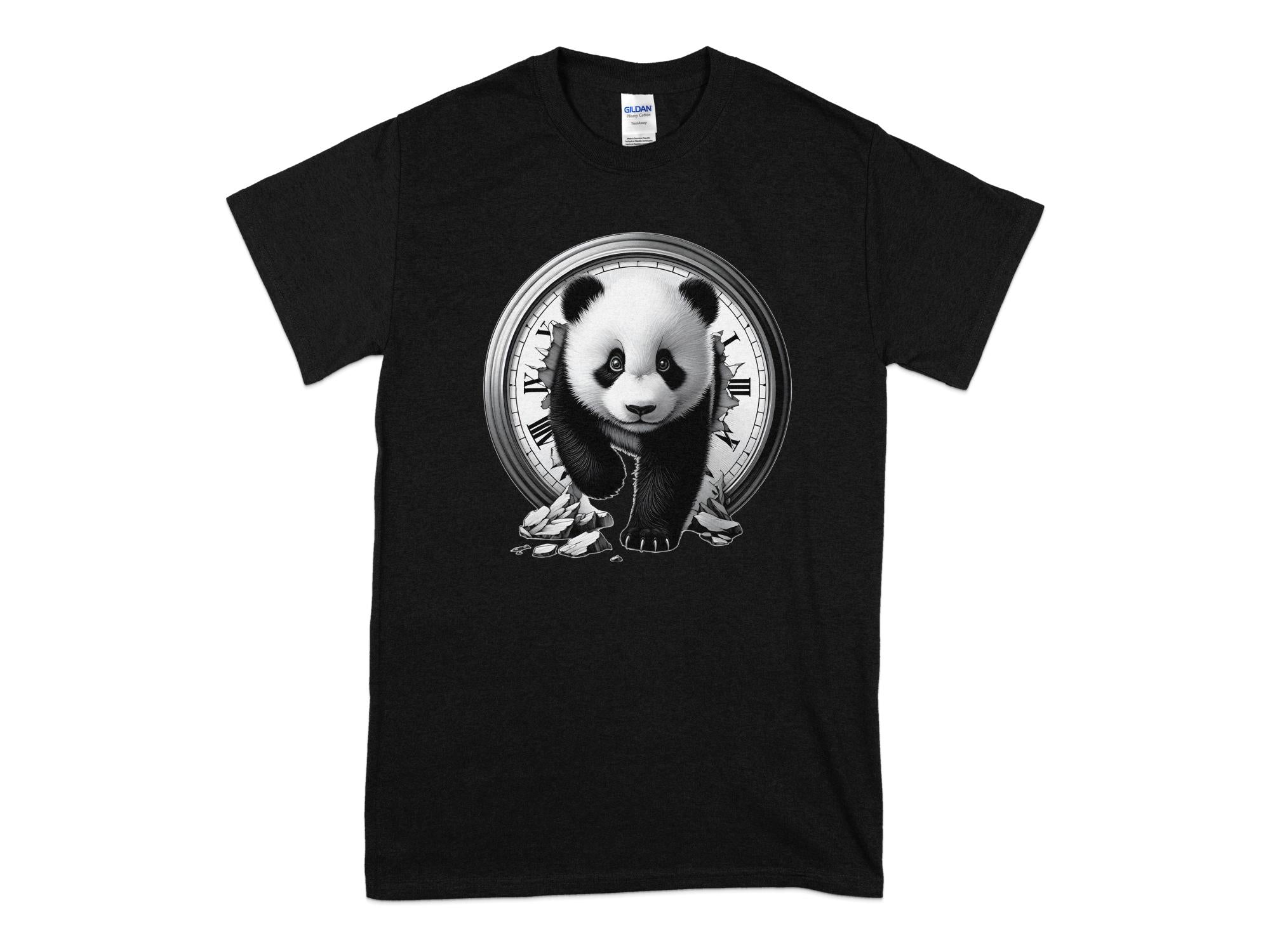 Panda - Coloured Gildan T-Shirt Realistic Animal Talisman Unisex Cute Tee Graphic Design