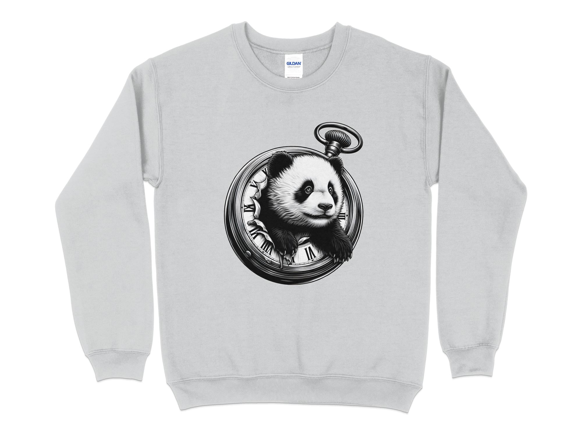 Panda - Coloured Gildan Sweatshirt Realistic Animal Talisman Unisex Cute Tee Graphic Design