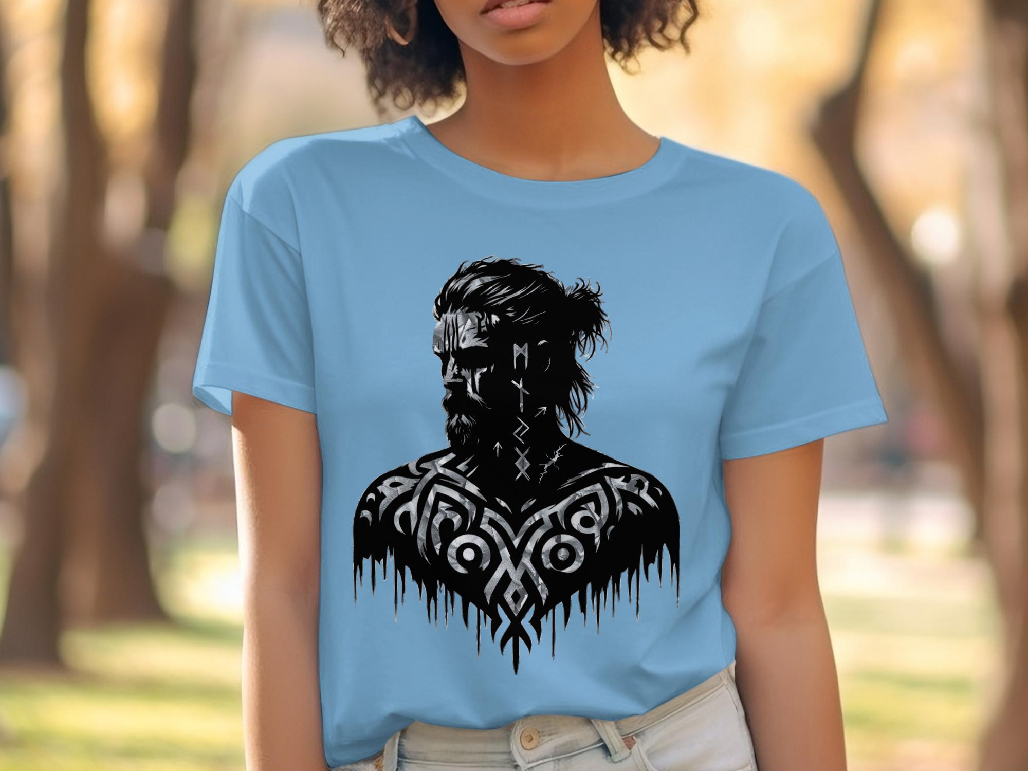 Viking Reflection - Coloured Gildan T Shirt Norse Talisman Men Women Unisex Valhalla Tee