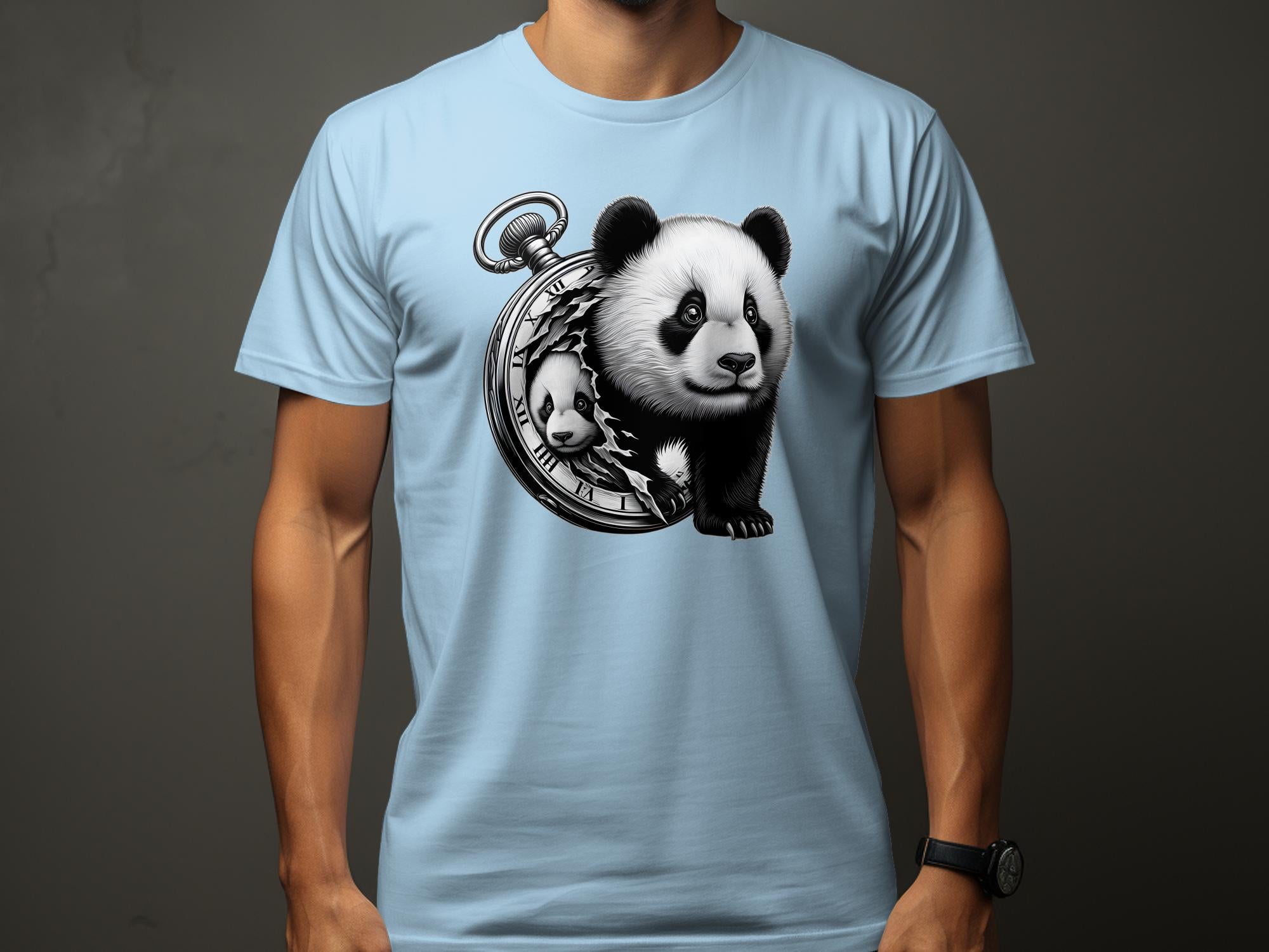 Panda - Coloured Gildan T-Shirt Realistic Animal Talisman Unisex Cute Tee Graphic Design