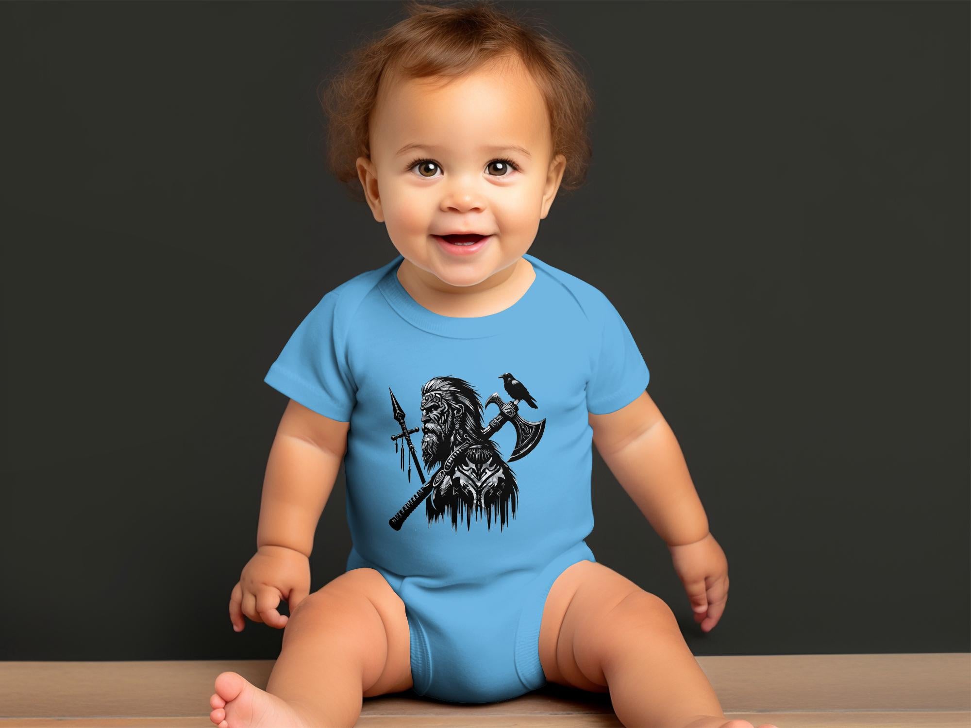 Viking Courage - Coloured Youth Clothing Baby Bodysuits Norse Talisman Unisex Valhalla Toddler Design