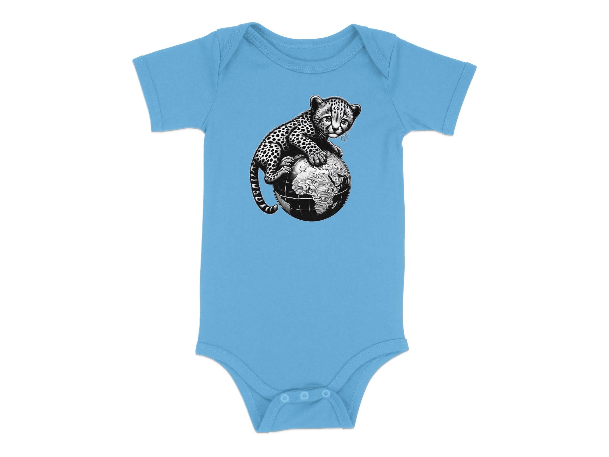 Cheetah World - Coloured Toddler Bodysuit Realistic Animal Talisman Unisex Cute Tee Graphic Design