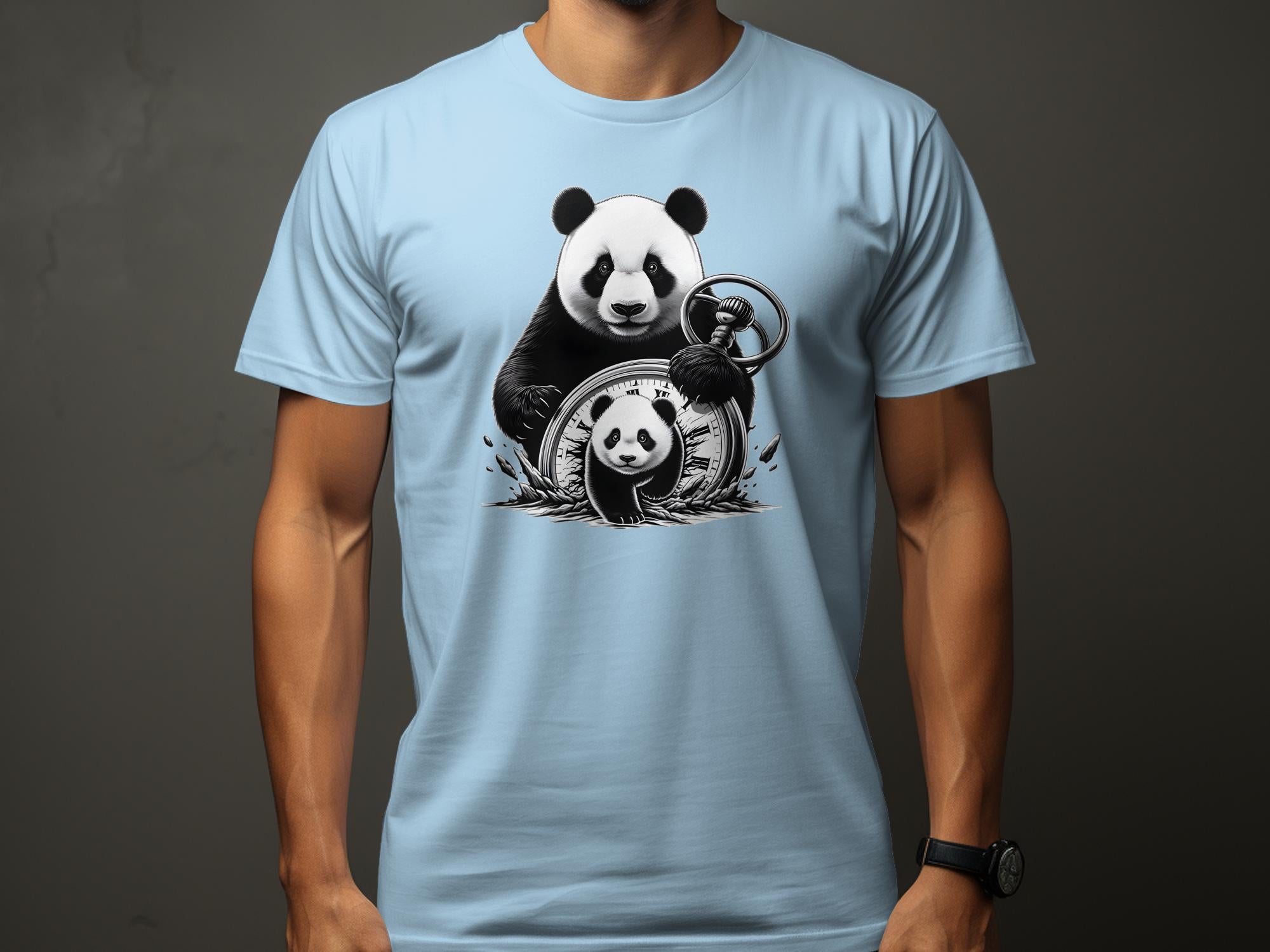 Panda - Coloured Gildan T-Shirt Realistic Animal Talisman Unisex Cute Tee Graphic Design