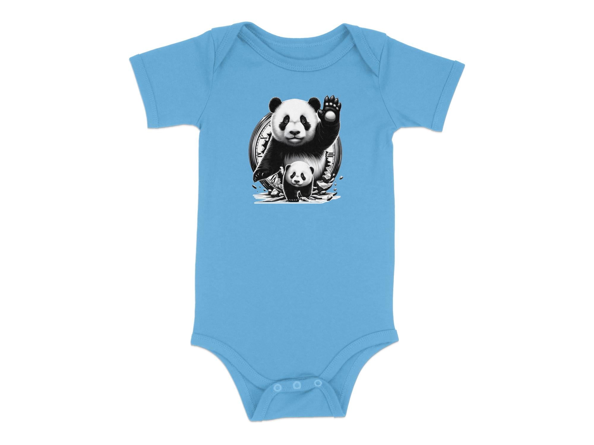 Panda - Coloured Toddler Bodysuit Realistic Animal Talisman Unisex Cute Tee Graphic Design