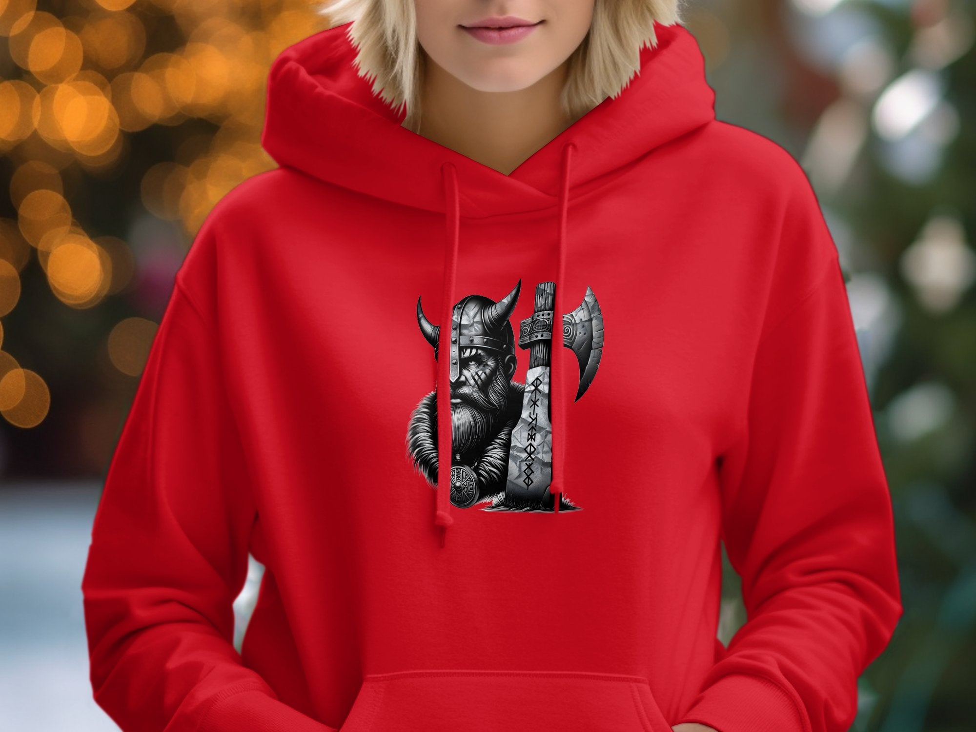 Viking Mettle - Coloured Gildan Hoodie Realistic Norse Talisman Men Women Unisex Valhalla Tee Graphic Design