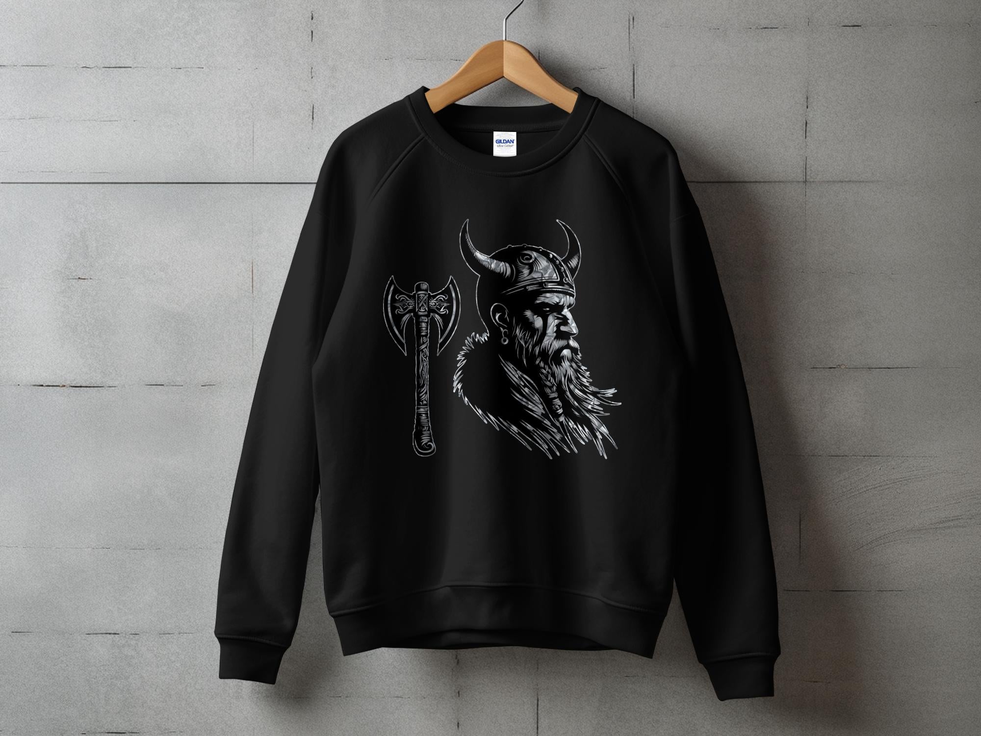 Viking Knowledge - Coloured Gildan Sweatshirt Norse Talisman Men Women Unisex Valhalla Tee