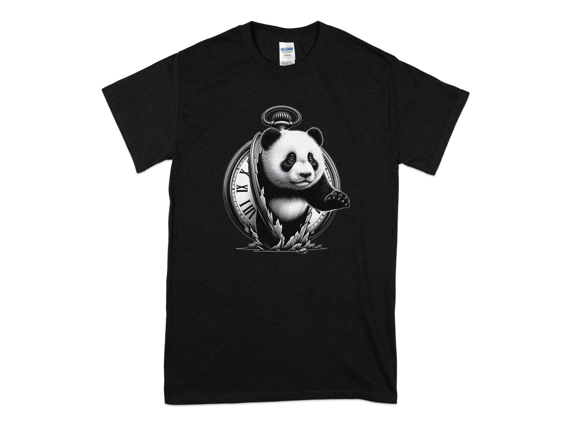 Panda - Coloured Gildan T-Shirt Realistic Animal Talisman Unisex Cute Tee Graphic Design