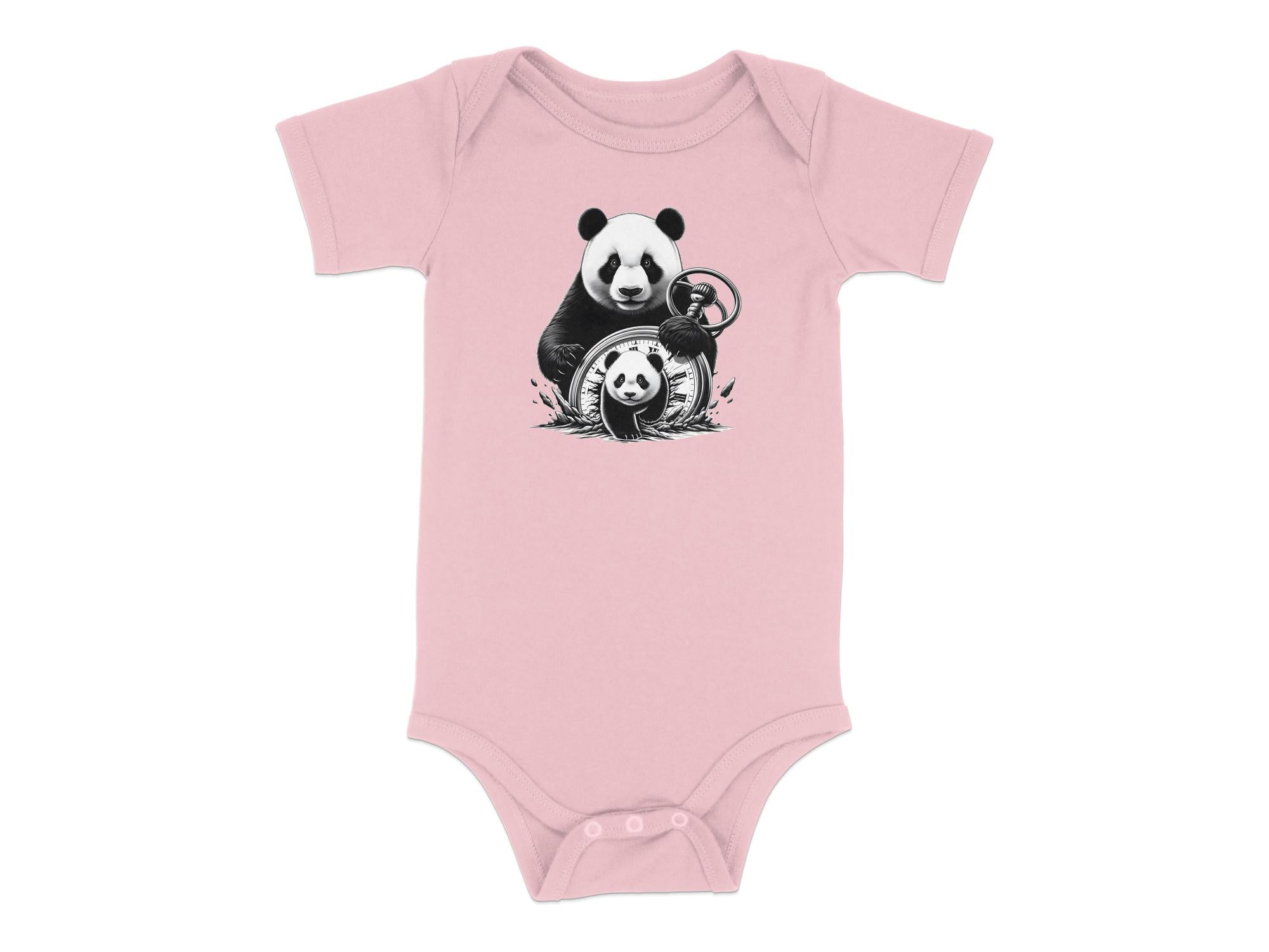 Panda - Coloured Toddler Bodysuit Realistic Animal Talisman Unisex Cute Tee Graphic Design