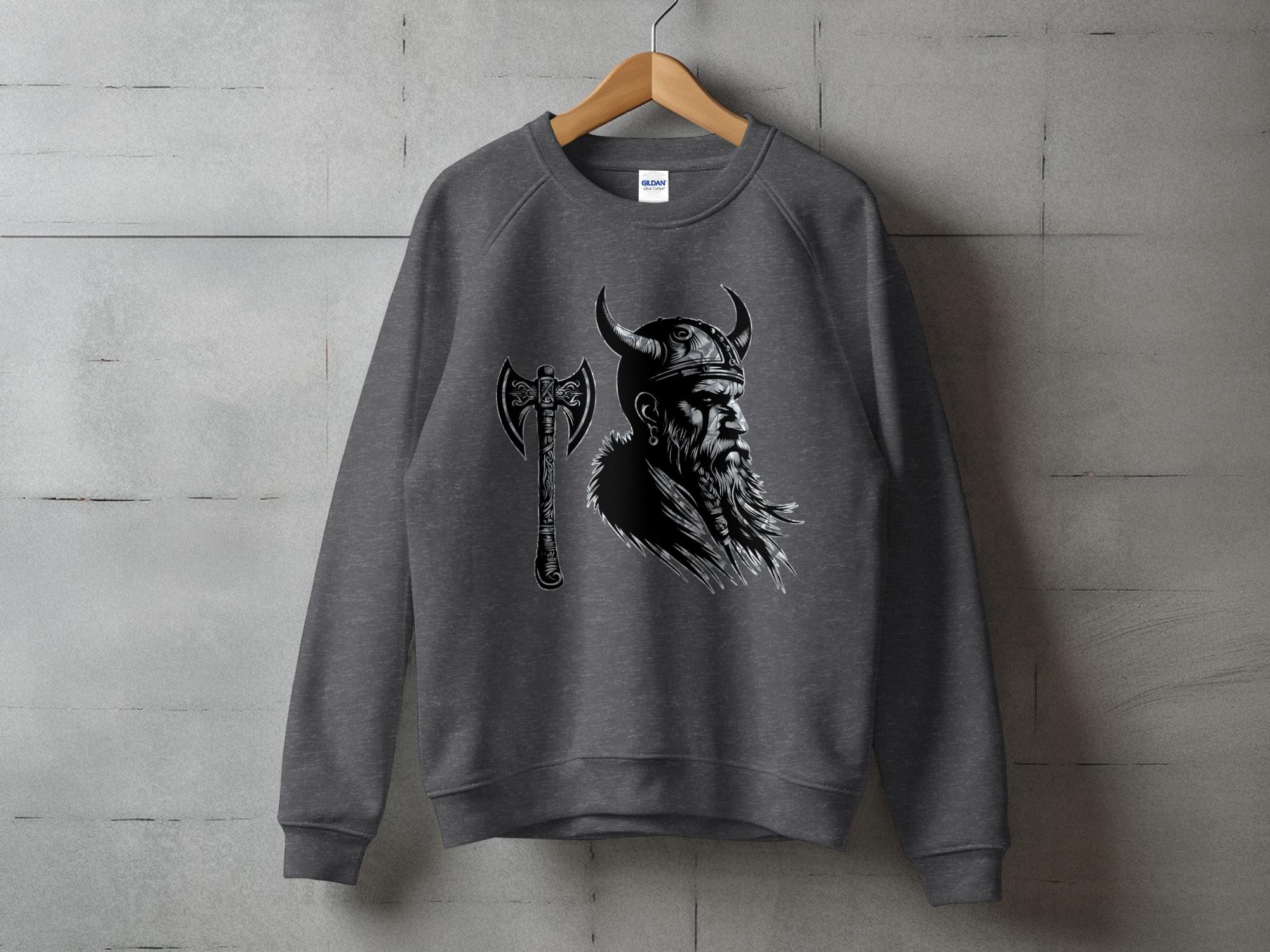 Viking Knowledge - Coloured Gildan Sweatshirt Norse Talisman Men Women Unisex Valhalla Tee