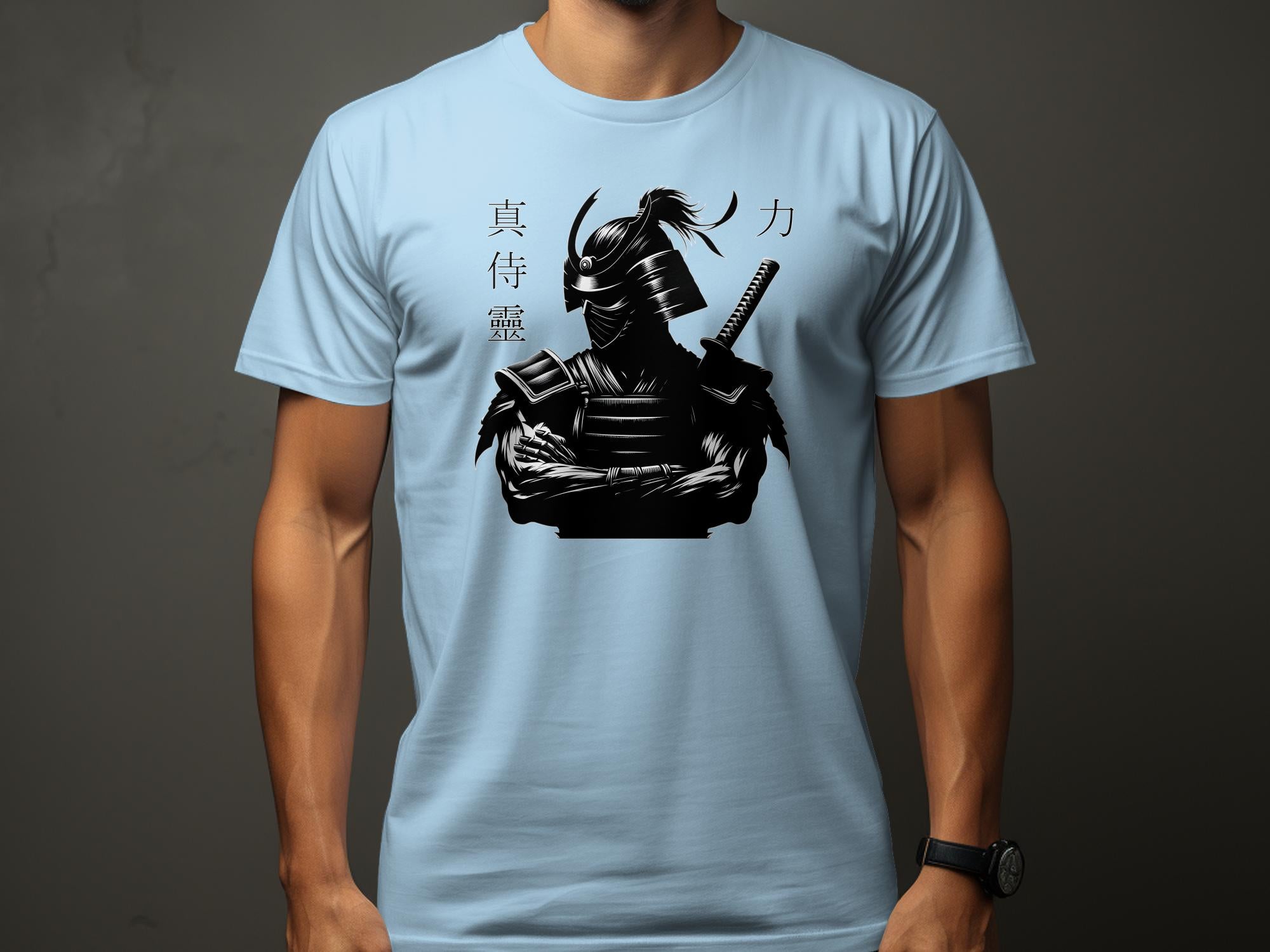 Samurai Ninja - Coloured Gildan T-Shirt Japanese Talisman Unisex Cultural Symbolic Graphic Design