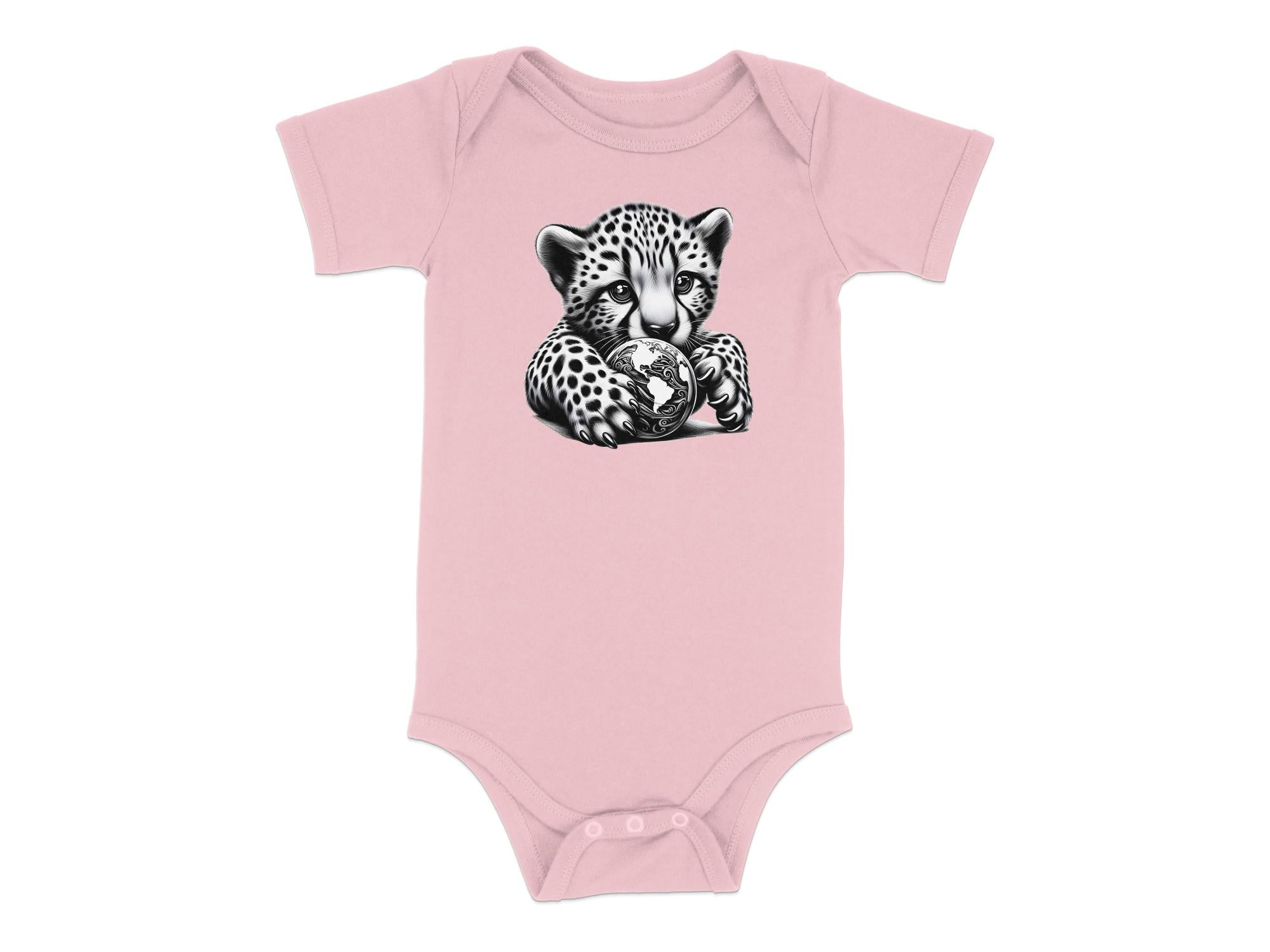 Cheetah World - Coloured Toddler Bodysuit Realistic Animal Talisman Unisex Cute Tee Graphic Design