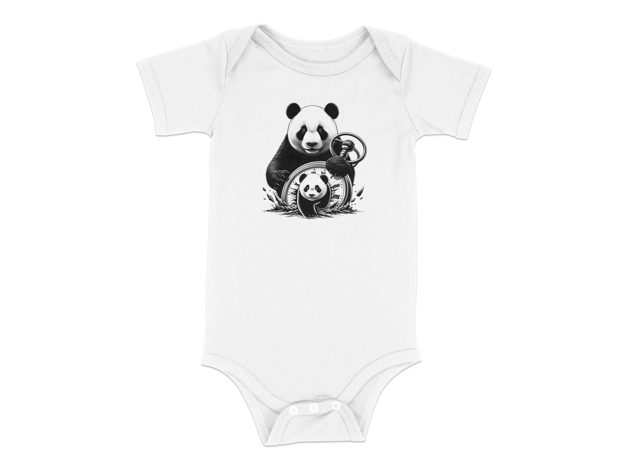 Panda - Coloured Toddler Bodysuit Realistic Animal Talisman Unisex Cute Tee Graphic Design