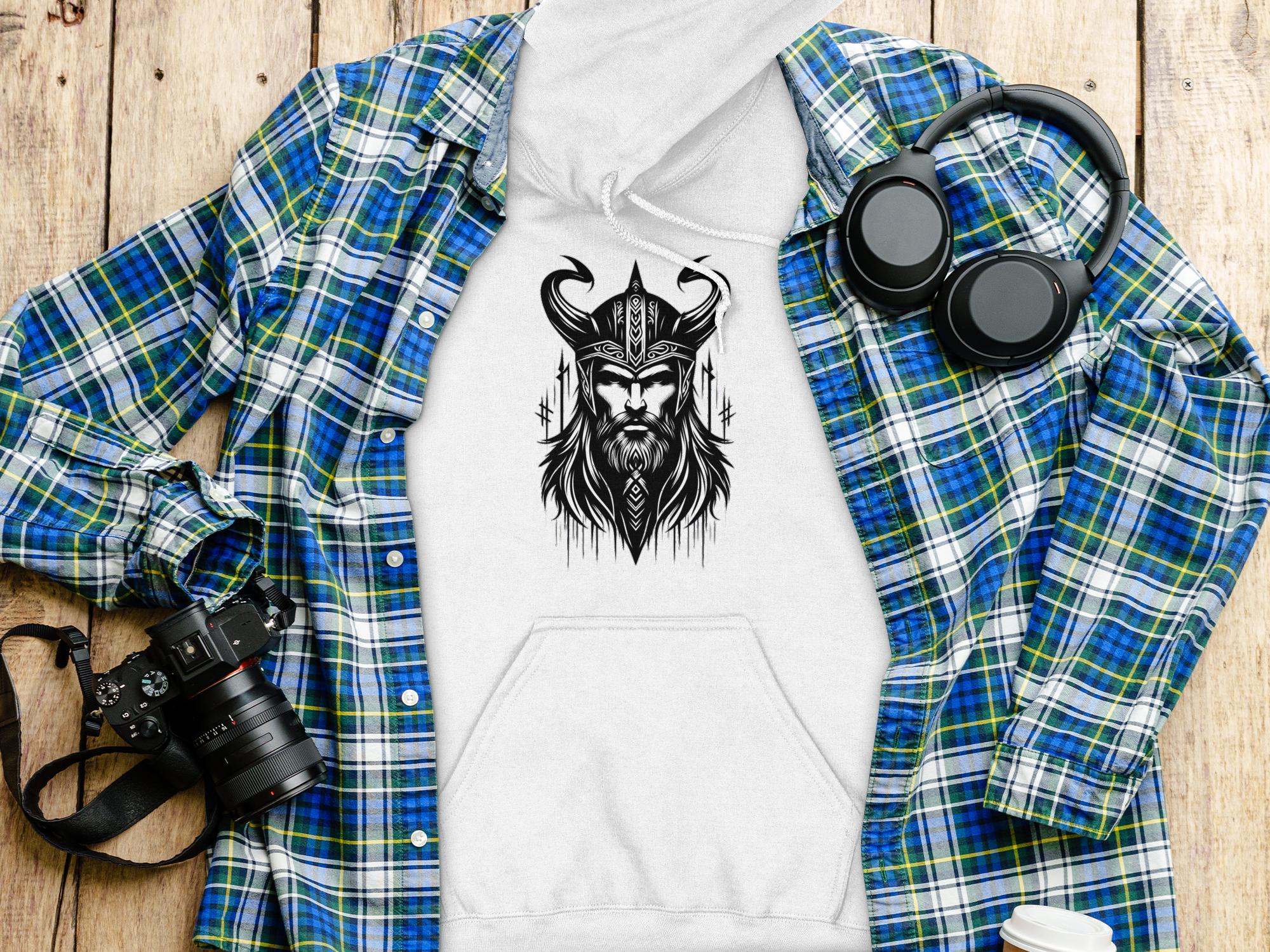 Viking Zeal - Coloured Gildan Hoodie Realistic Norse Talisman Men Women Unisex Valhalla Tee Graphic Design