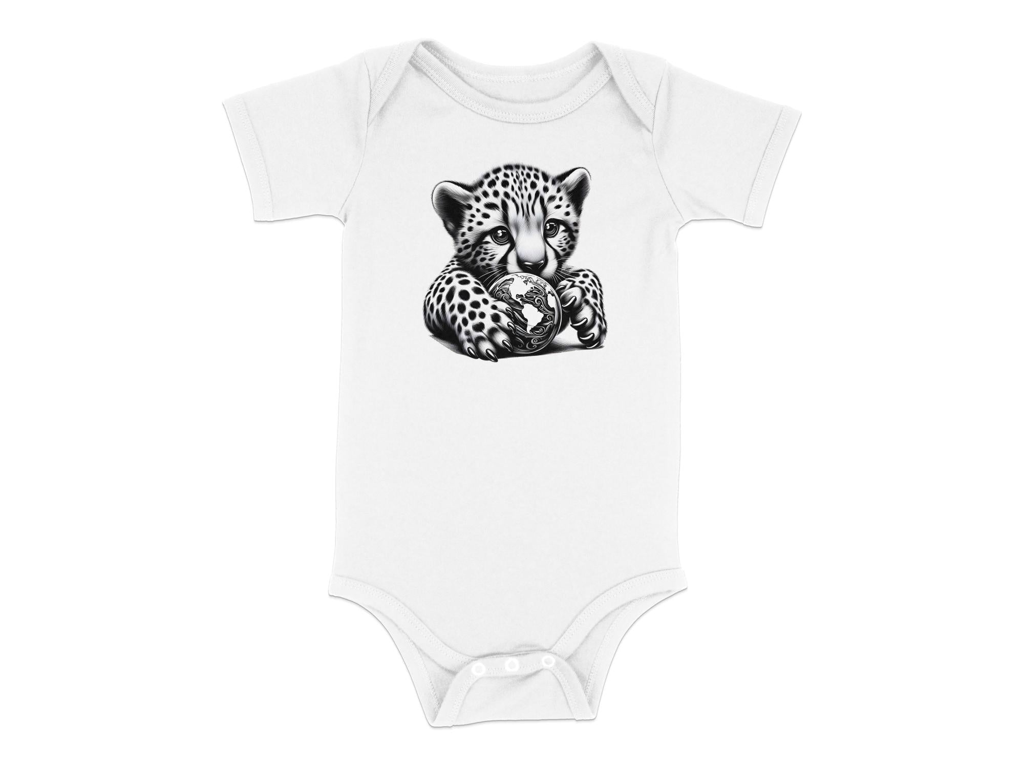 Cheetah World - Coloured Toddler Bodysuit Realistic Animal Talisman Unisex Cute Tee Graphic Design