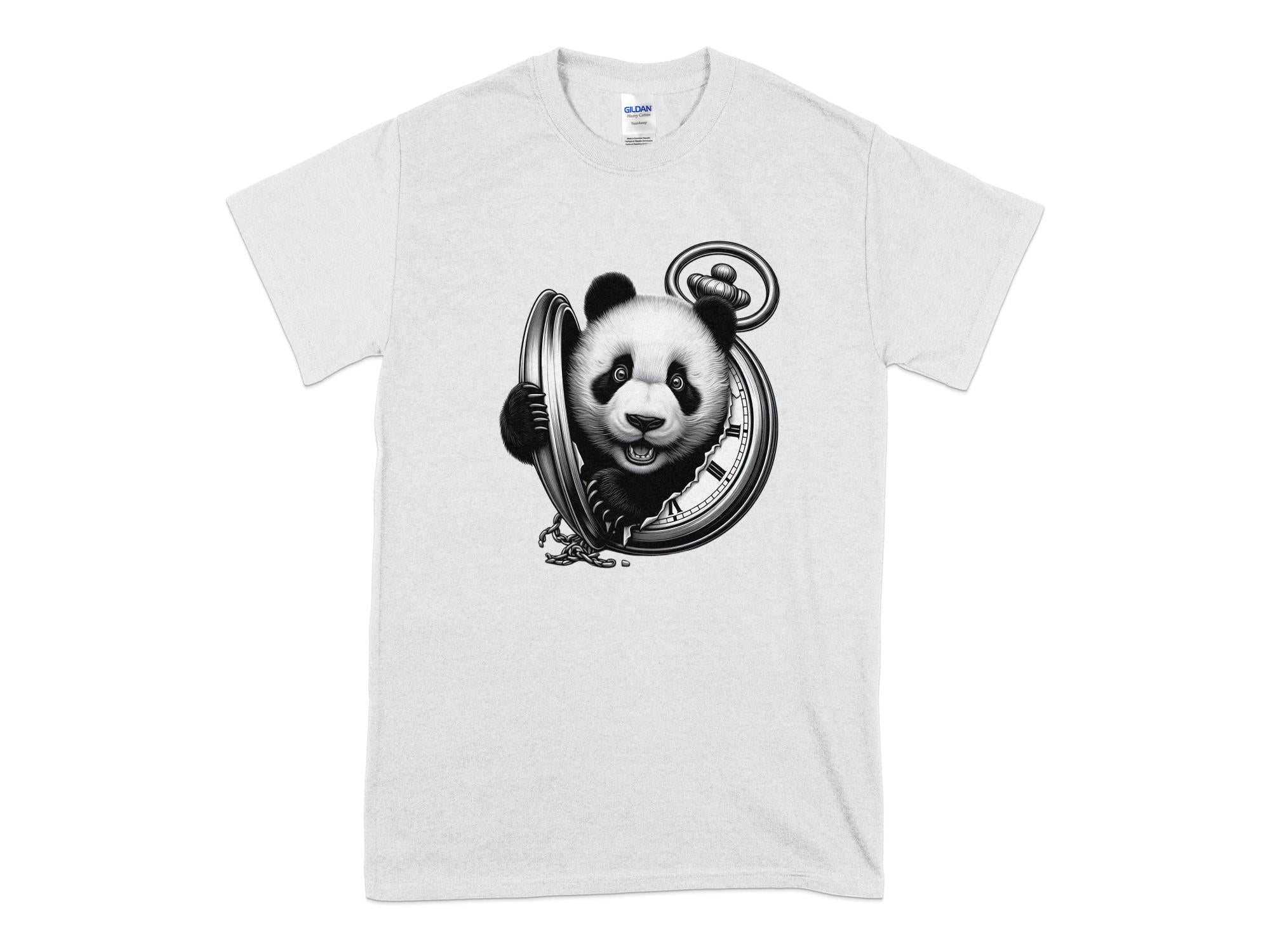 Panda - Coloured Gildan T-Shirt Realistic Animal Talisman Unisex Cute Tee Graphic Design