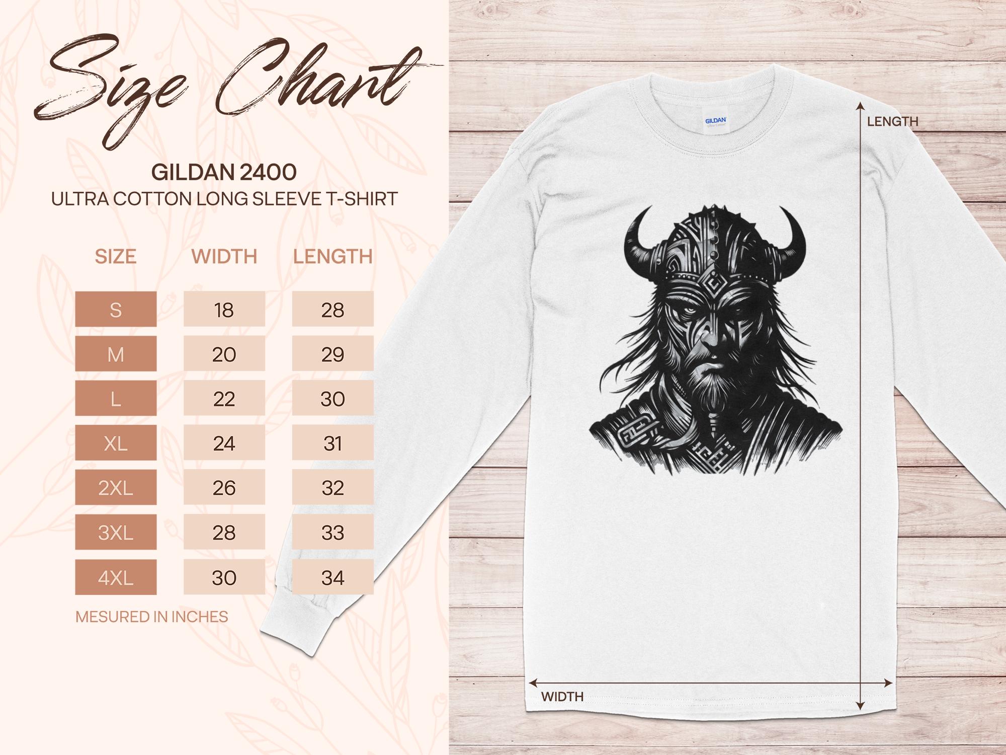 Viking Valour- Coloured Gildan Long Sleeve Norse Talisman Men Women Unisex Valhalla Tee