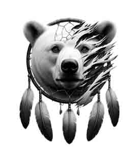 Dreamcatcher Bear - Digital Art | PNG, JPEG & SVG | Instant Download for Apparel, Décor and Wall Art