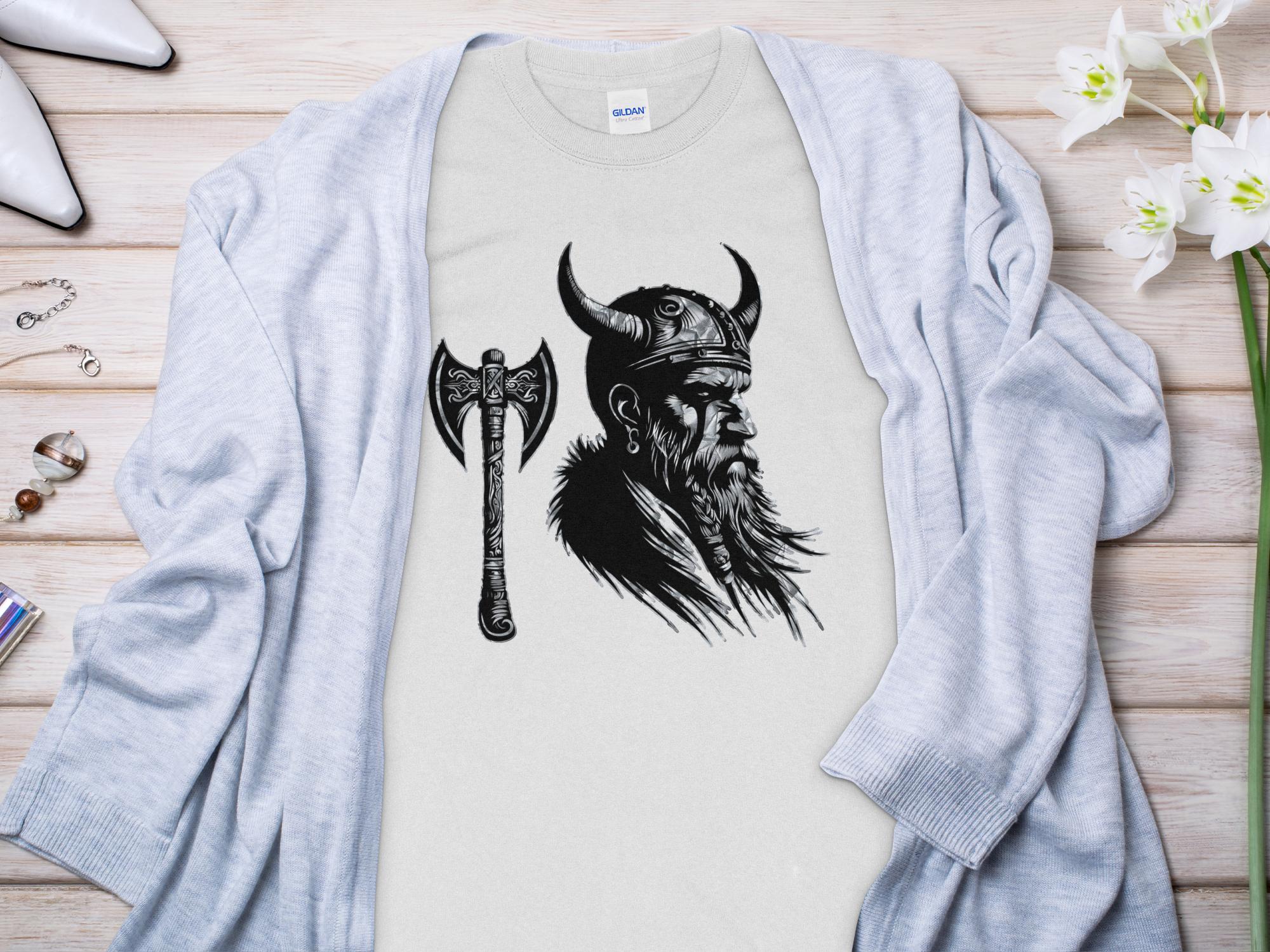 Viking Knowledge - Coloured Gildan Long Sleeve Norse Talisman Men Women Unisex Valhalla Tee