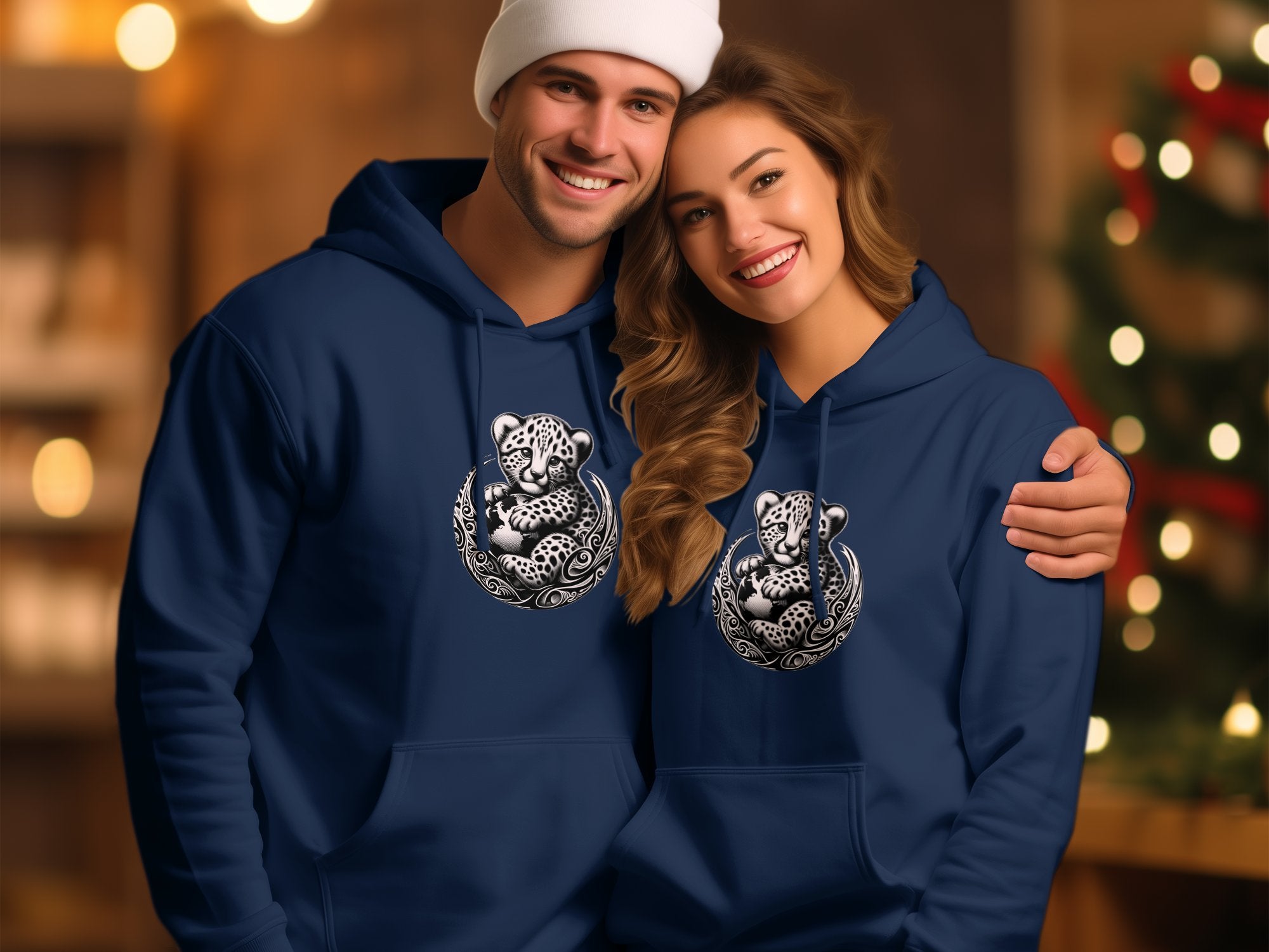 Cheetah World - Coloured Gildan Hoodie Realistic Animal Talisman Unisex Cute Tee Graphic Design